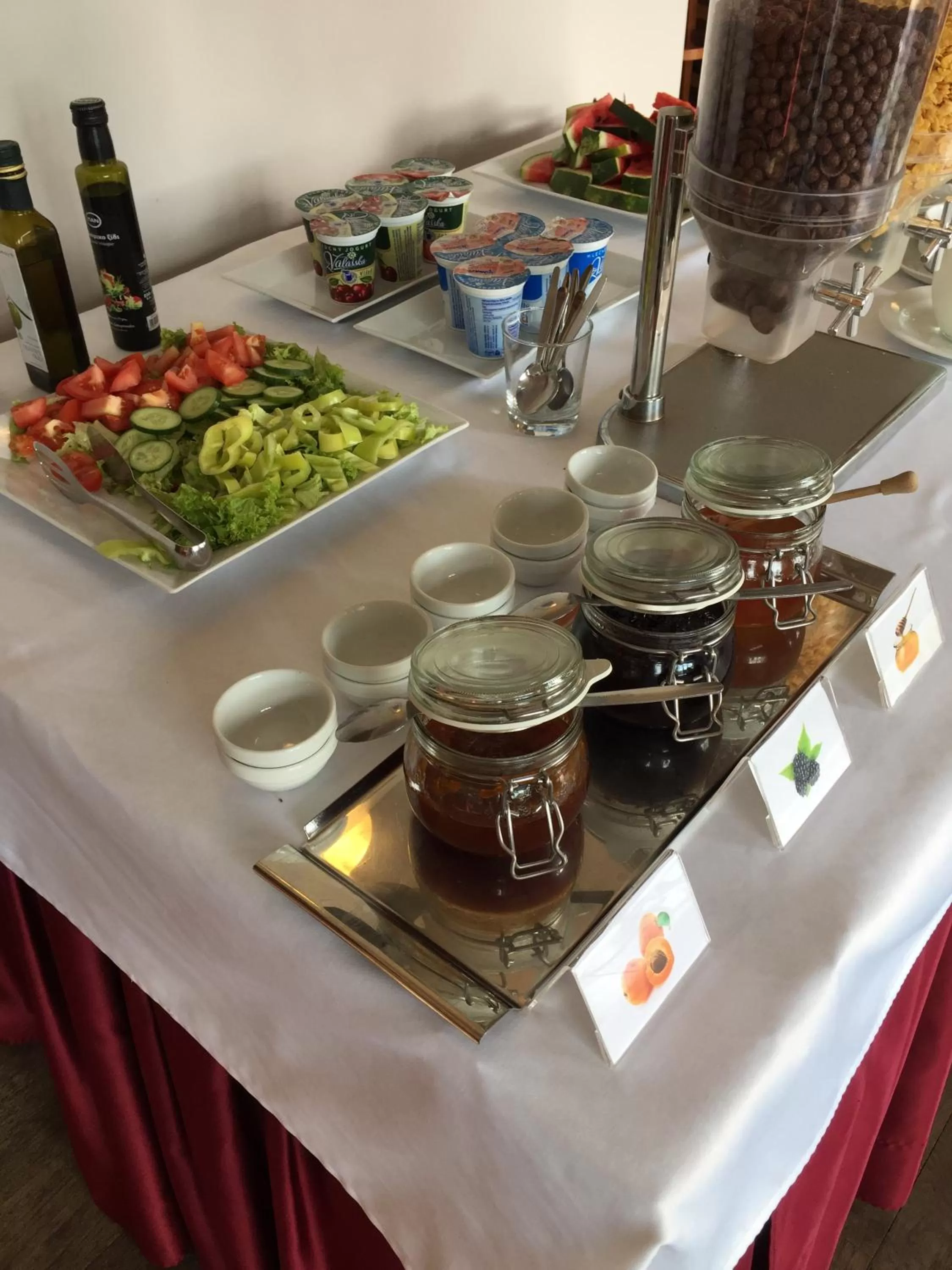 Continental breakfast in Hotel Maroli Mikulov