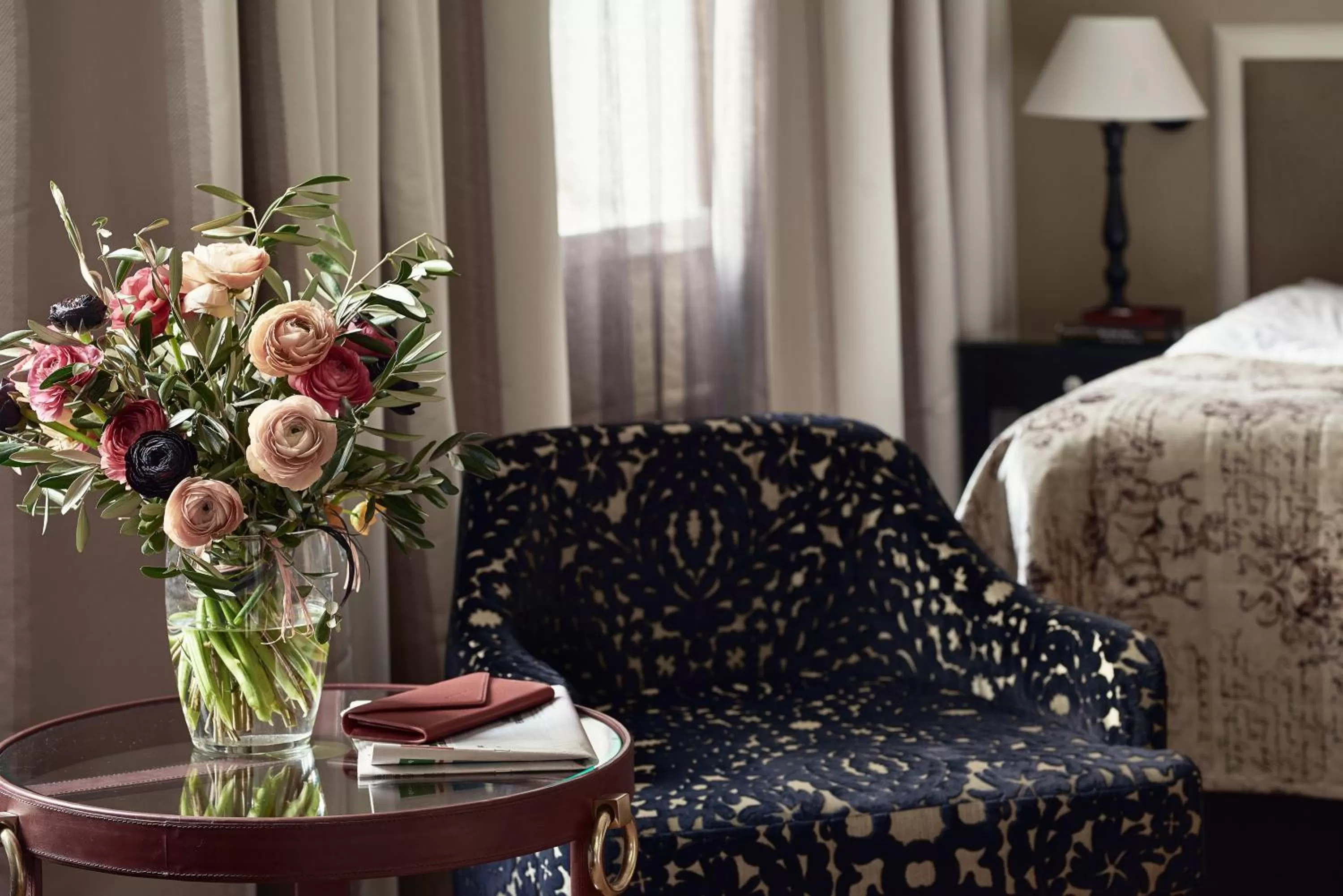 Decorative detail, Bed in Hotel Haven