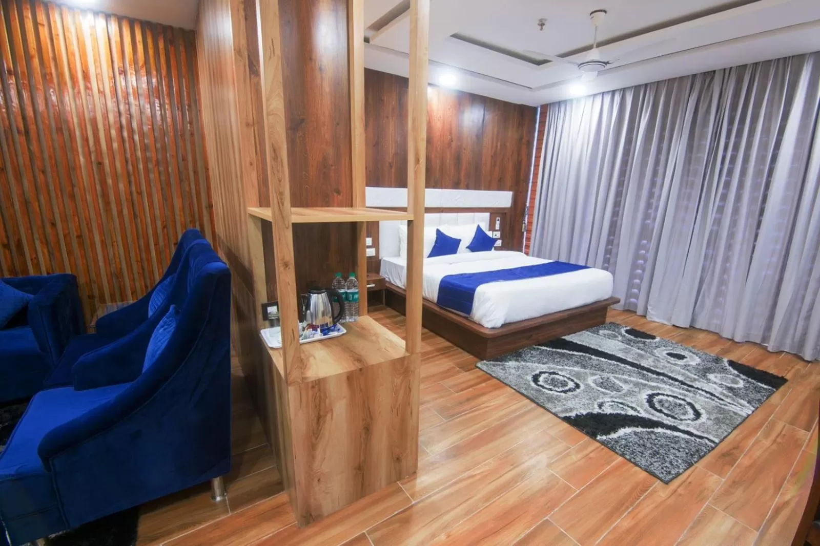 Bed in Shivaay Morex- A Vegetarian Hotel