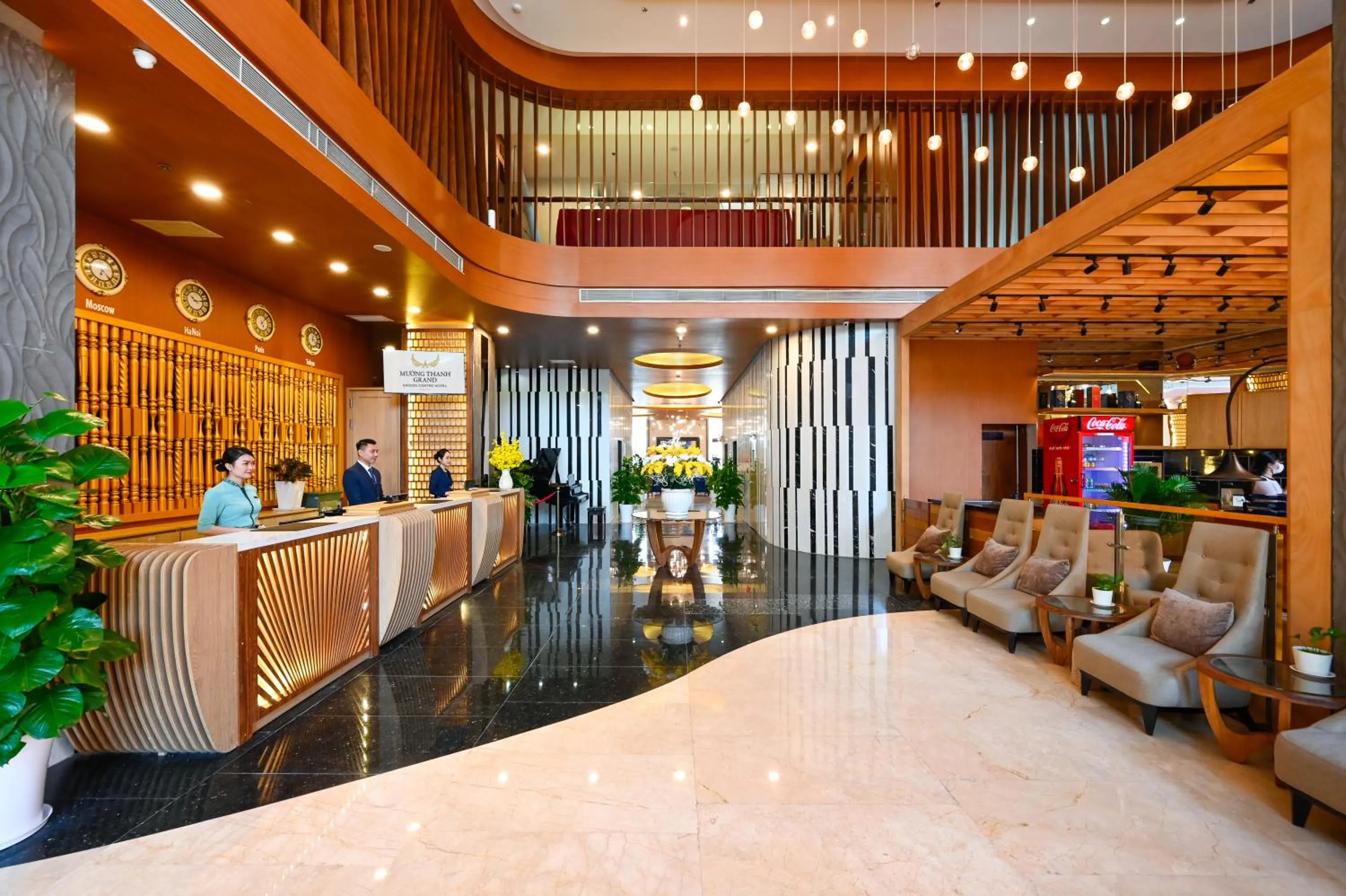 Lobby or reception in Muong Thanh Grand Saigon Centre Hotel