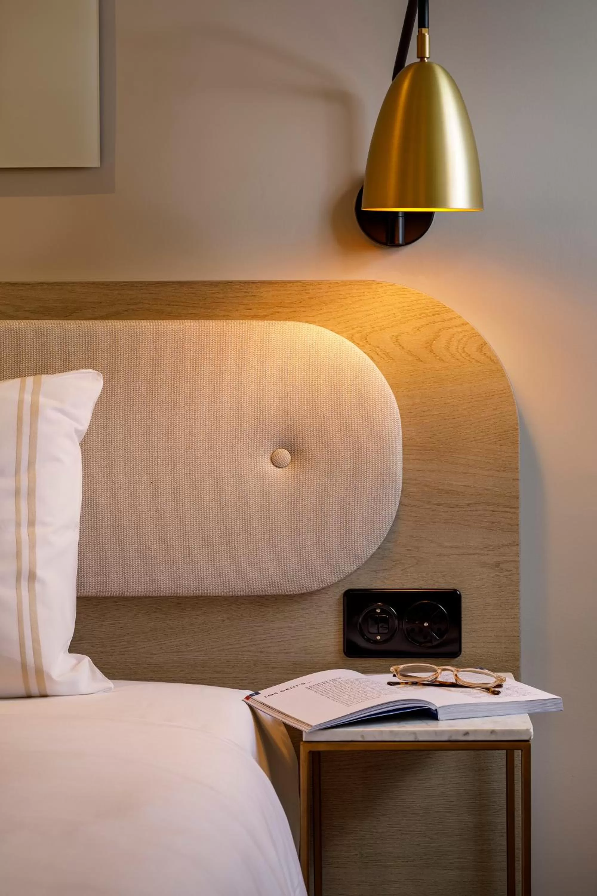 Decorative detail, Bed in Hotel Felix