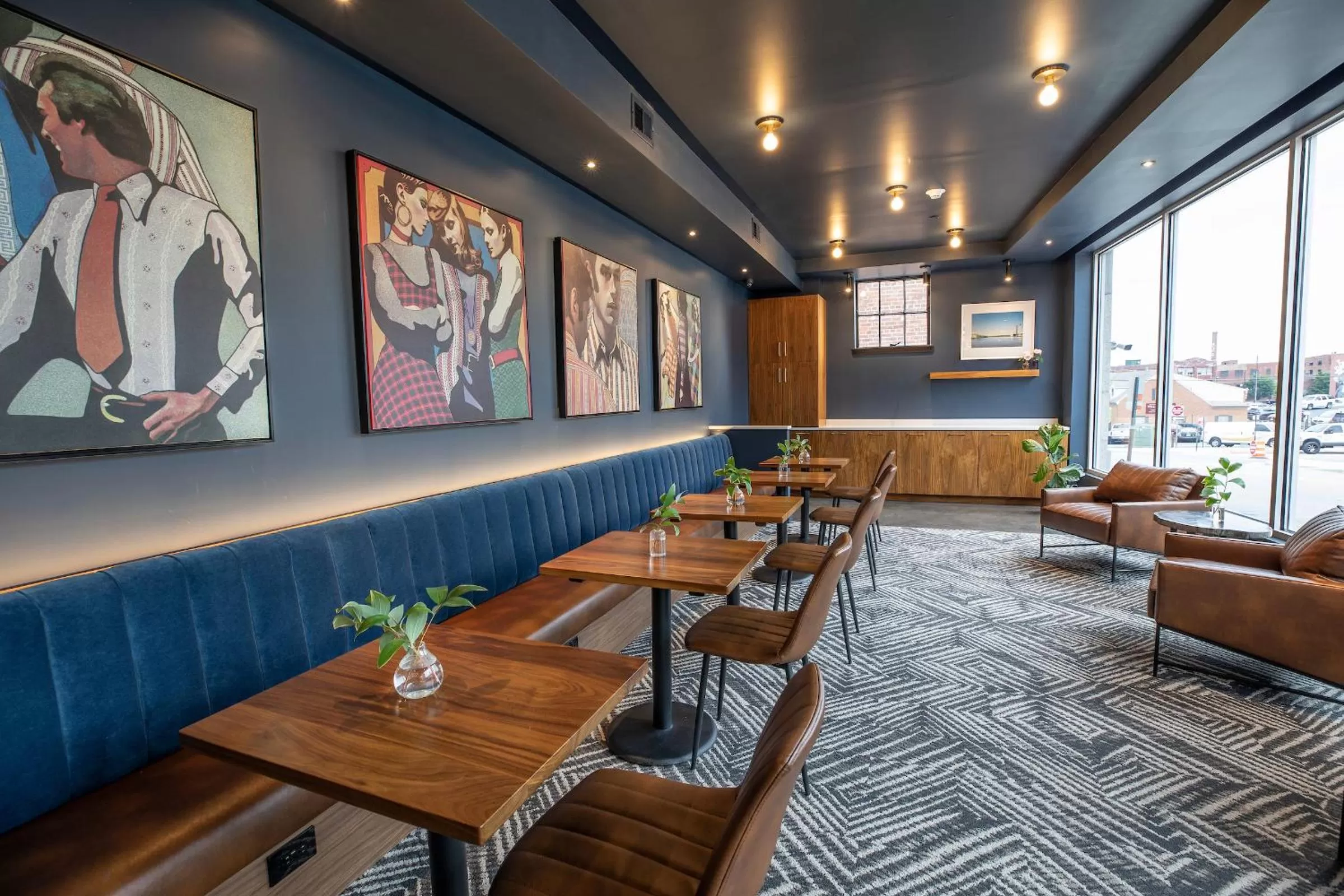 Lobby or reception in The Bee Hotel, Danville