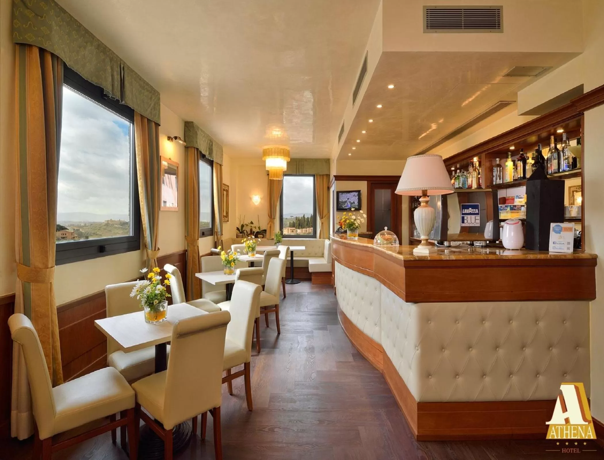 Lounge or bar in Hotel Athena