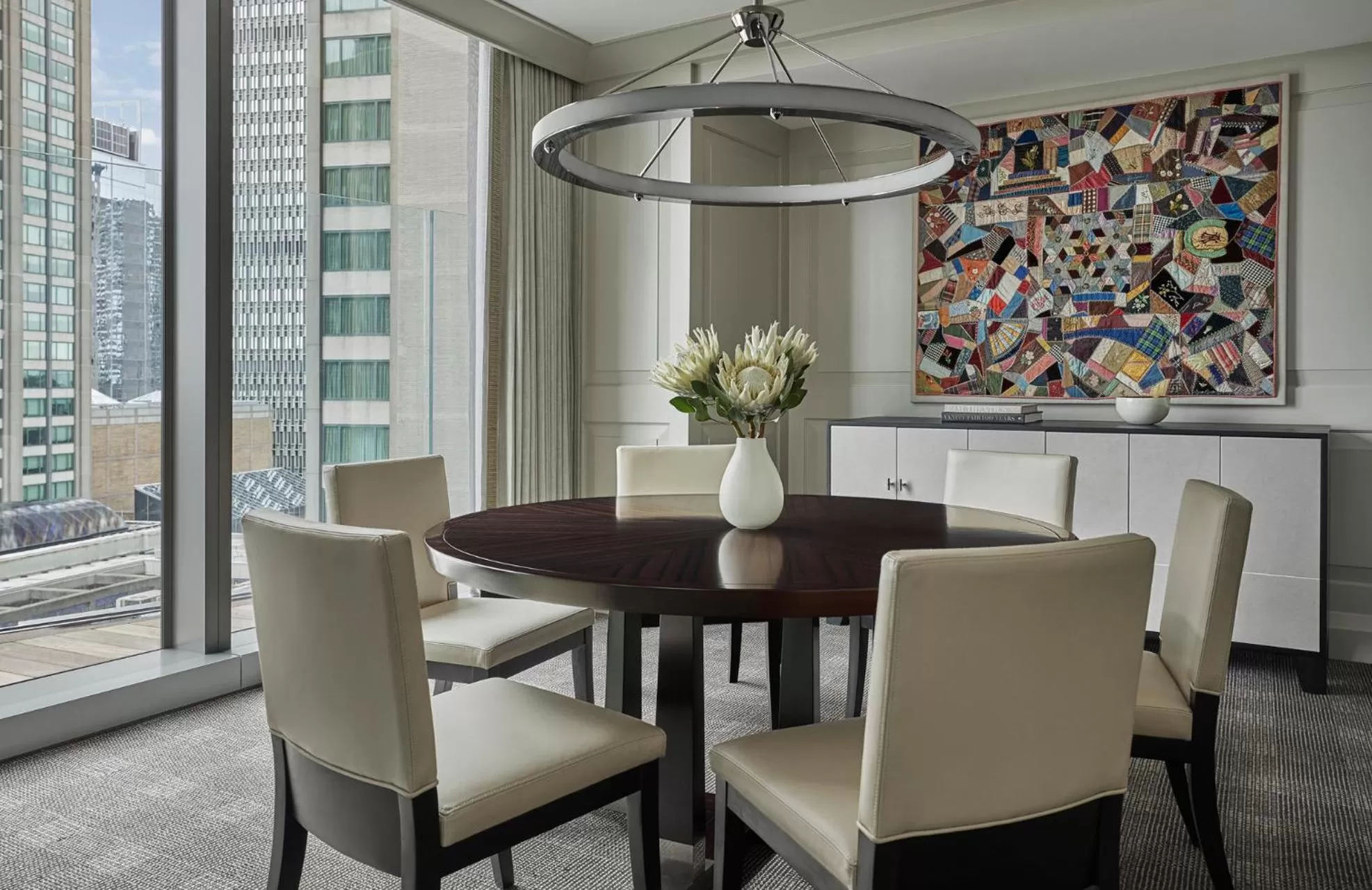 Seating area in Four Seasons Hotel One Dalton Street, Boston