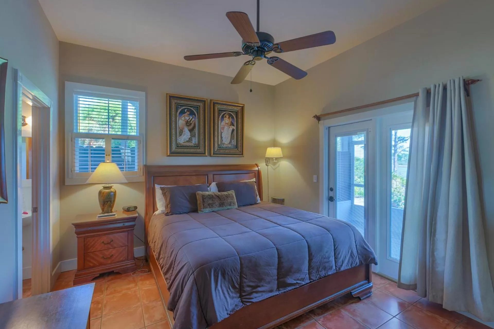 Bed in Cape San Blas Inn