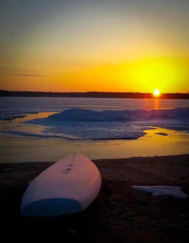 Winter in Beach Harbor Resort