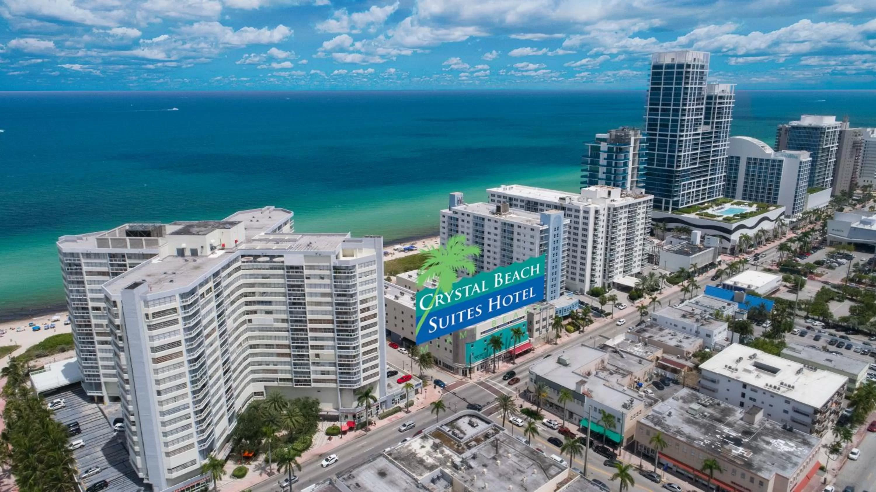 Bird's eye view in Crystal Beach Suites Miami Oceanfront Hotel