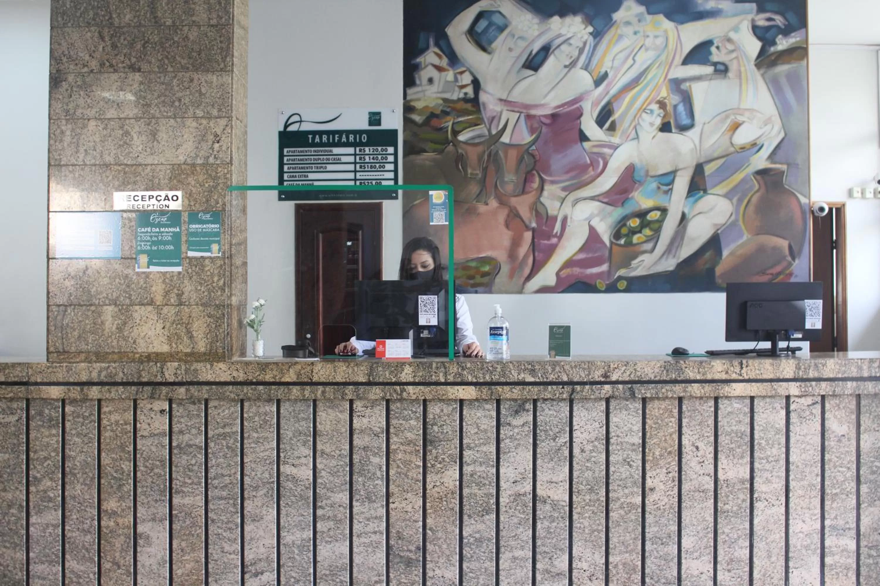 Lobby or reception, Lobby/Reception in Hotel Oscar Econômico