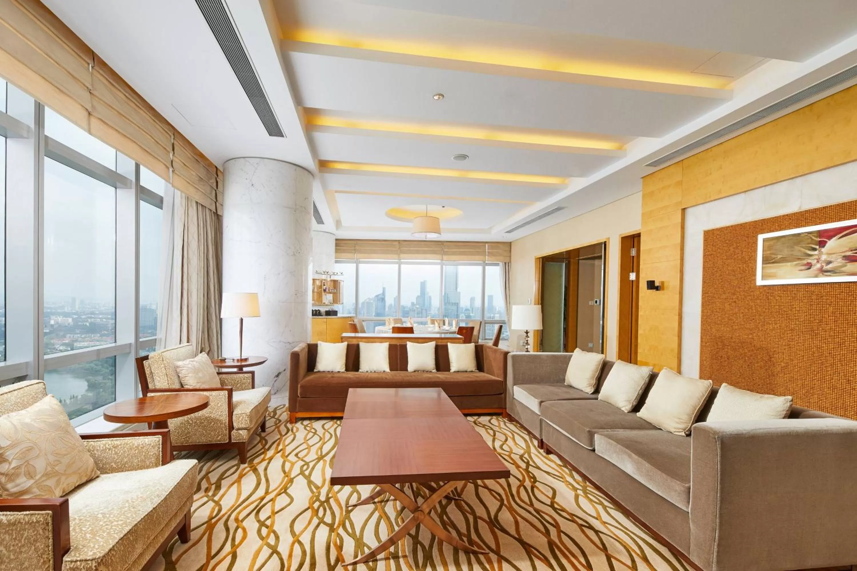 Living room in The Westin Nanjing Xuanwu Lake