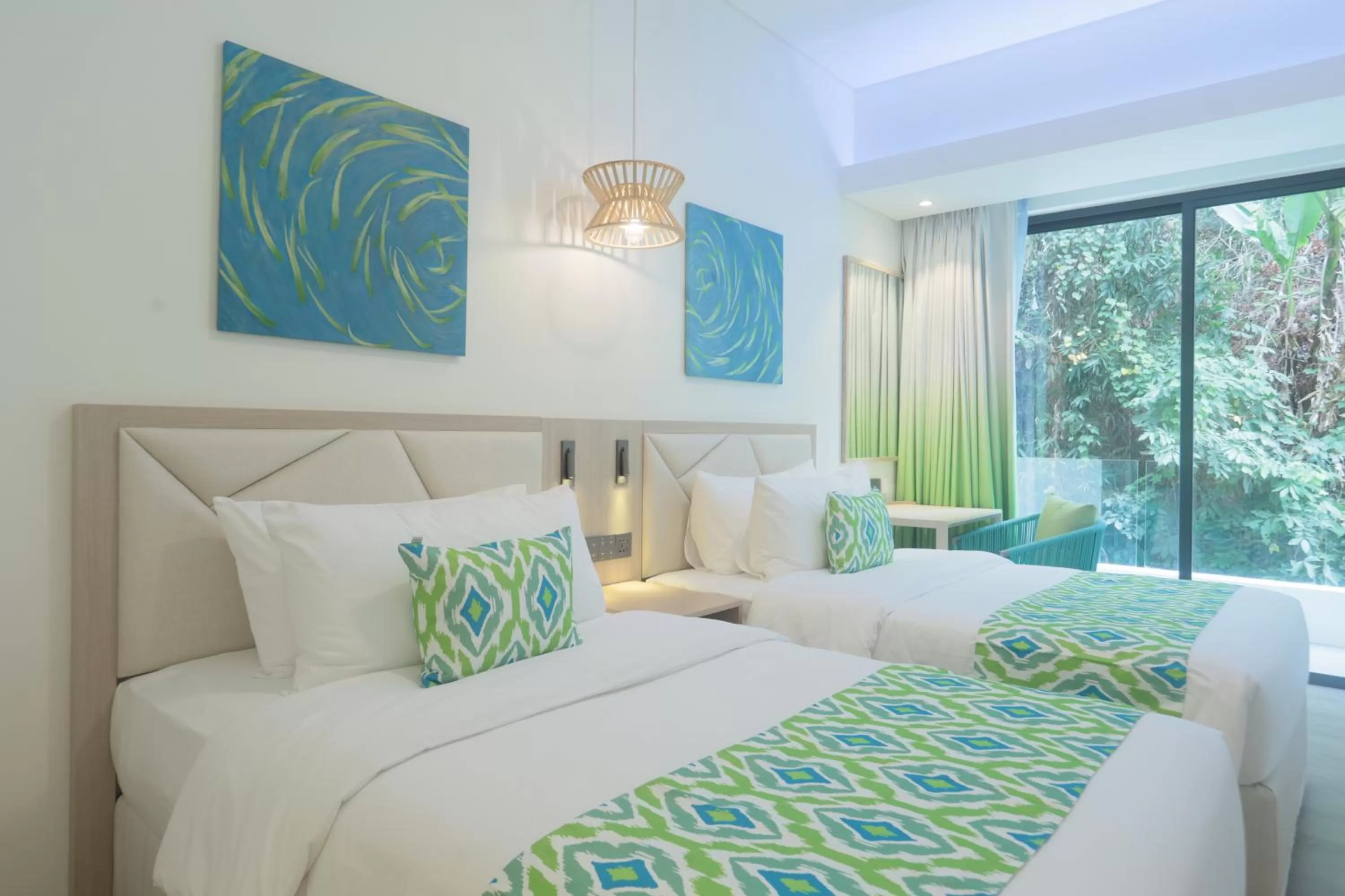 Bed in Lime Resort El Nido