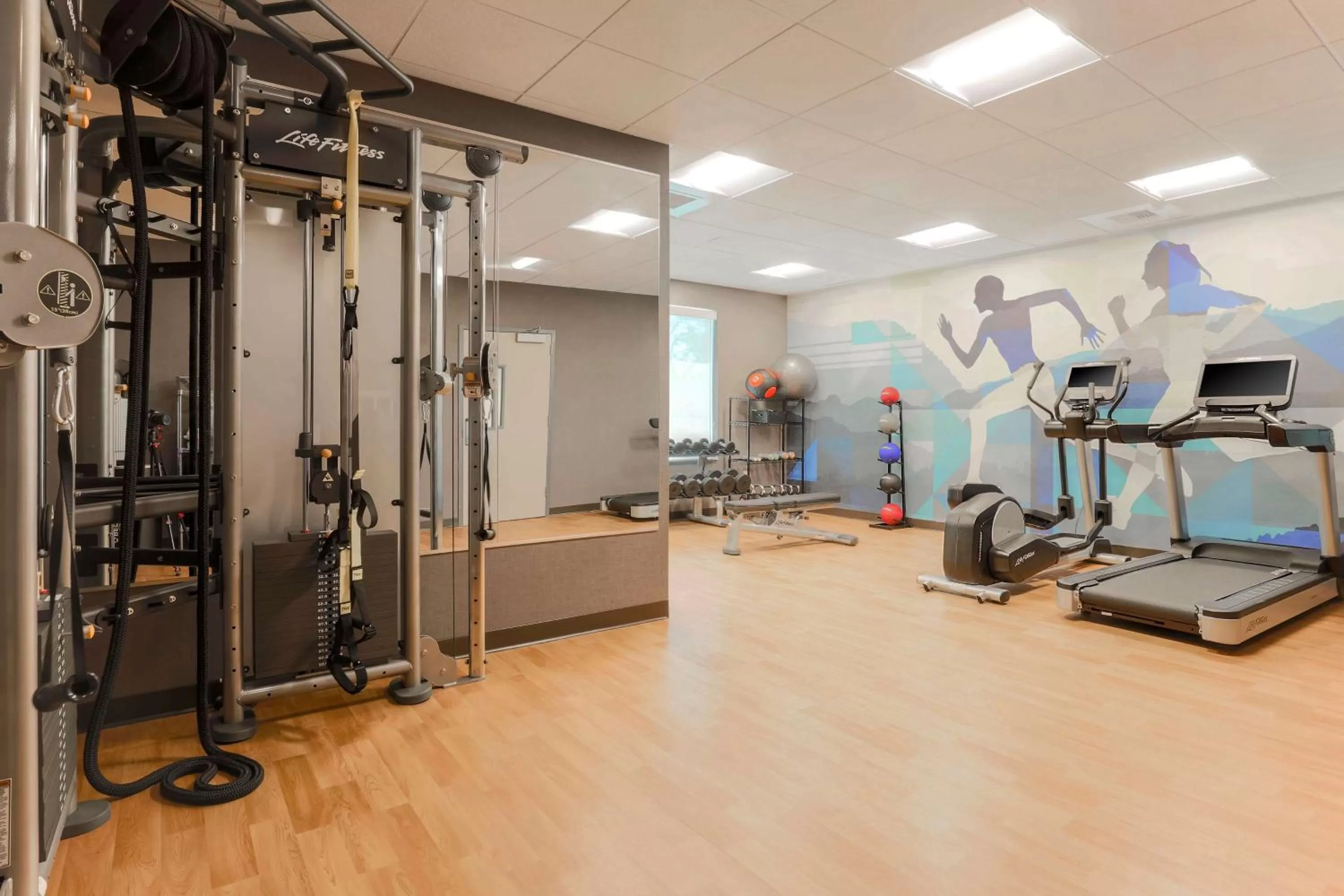 Fitness centre/facilities in Hyatt House Davis