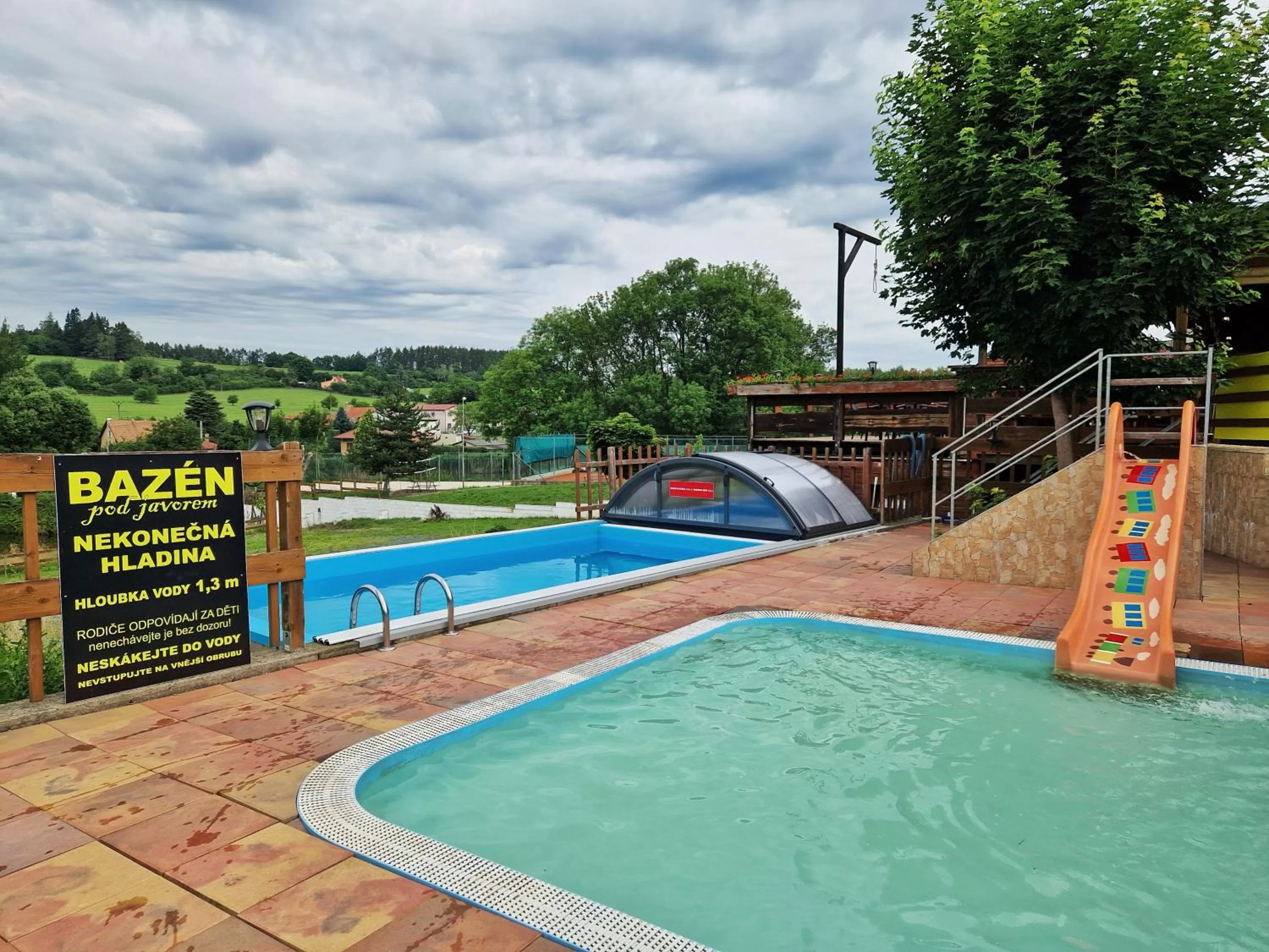 Swimming pool in Sport-hotel Šibeniční vrch