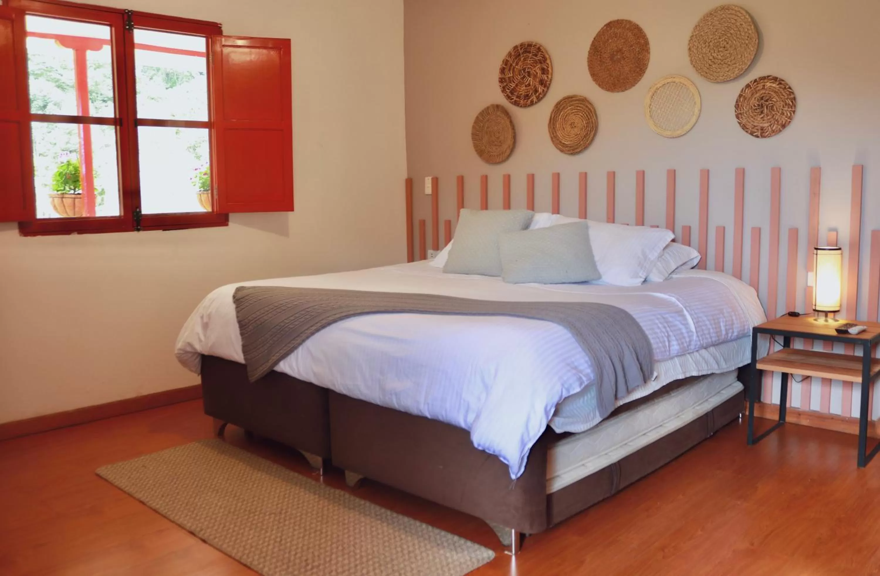 Photo of the whole room, Bed in La Cabaña Ecohotel - Valle del Cocora