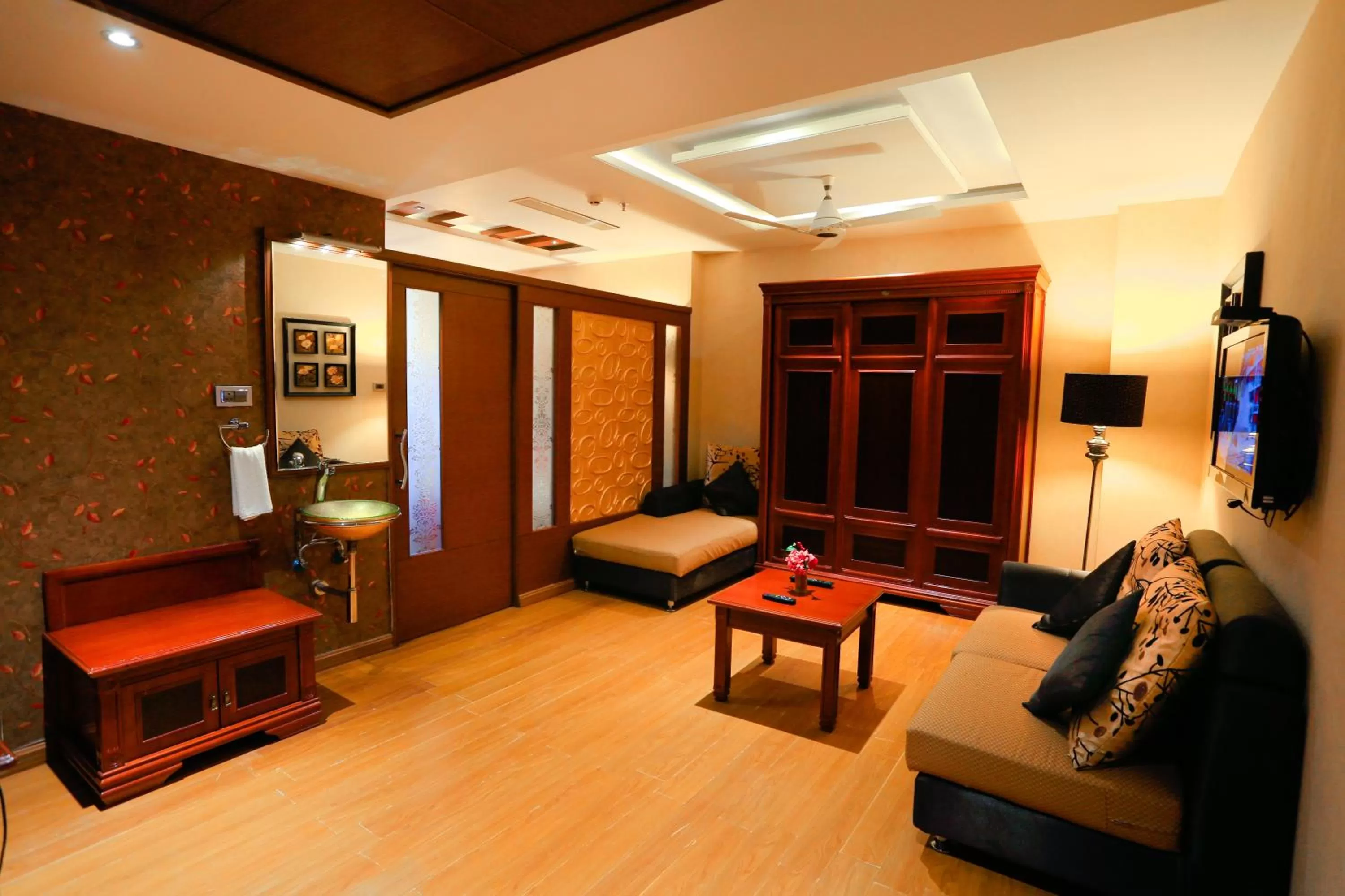 Living room in Hotel AppleTtree