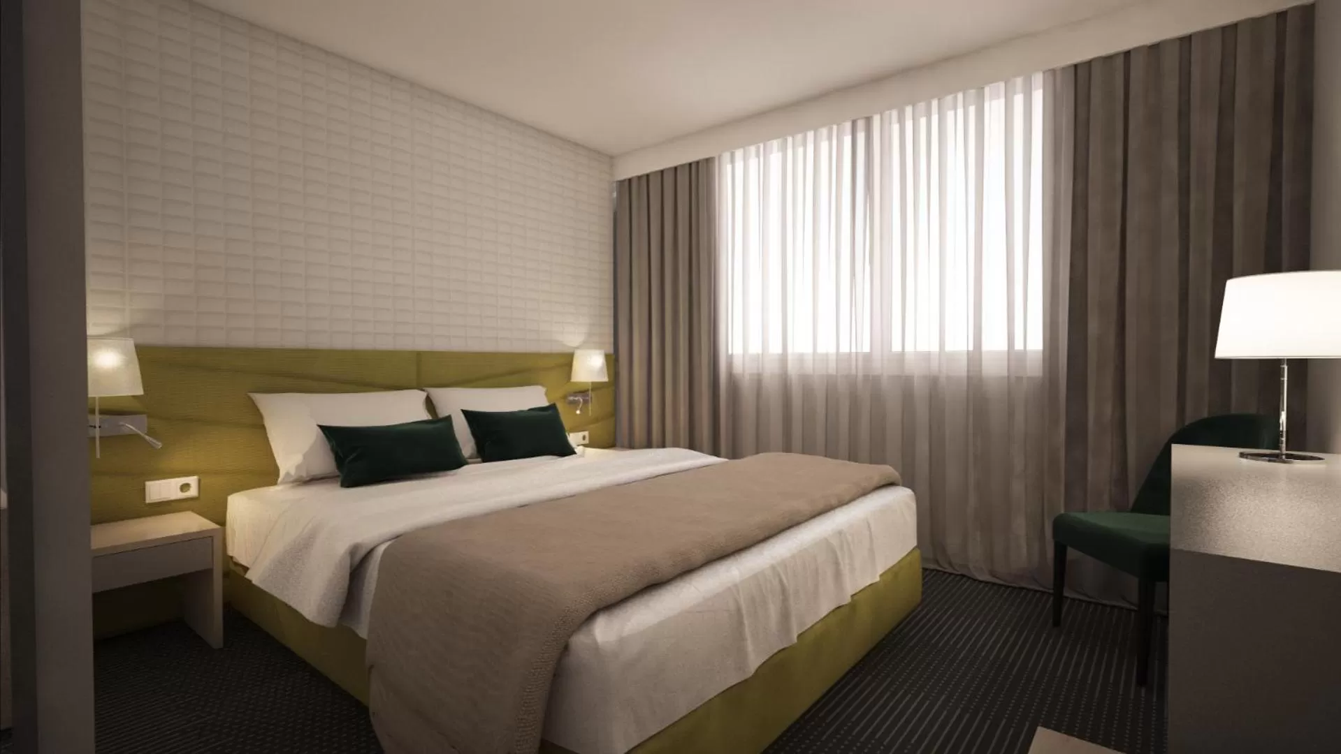 Bed in Masa Hotel 5 de Outubro