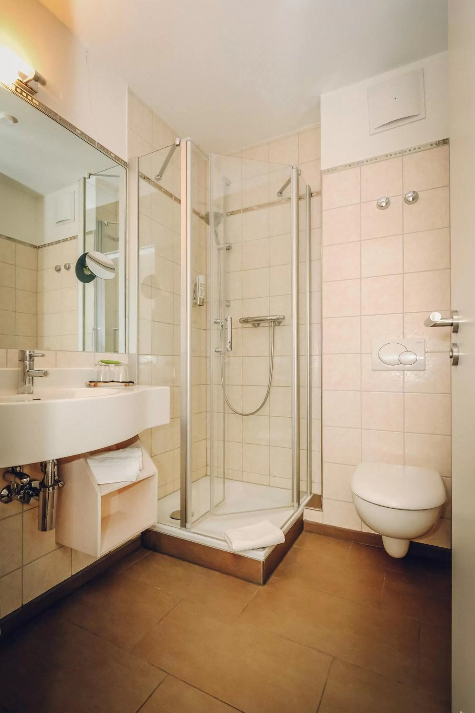 Shower in Hotel Europa