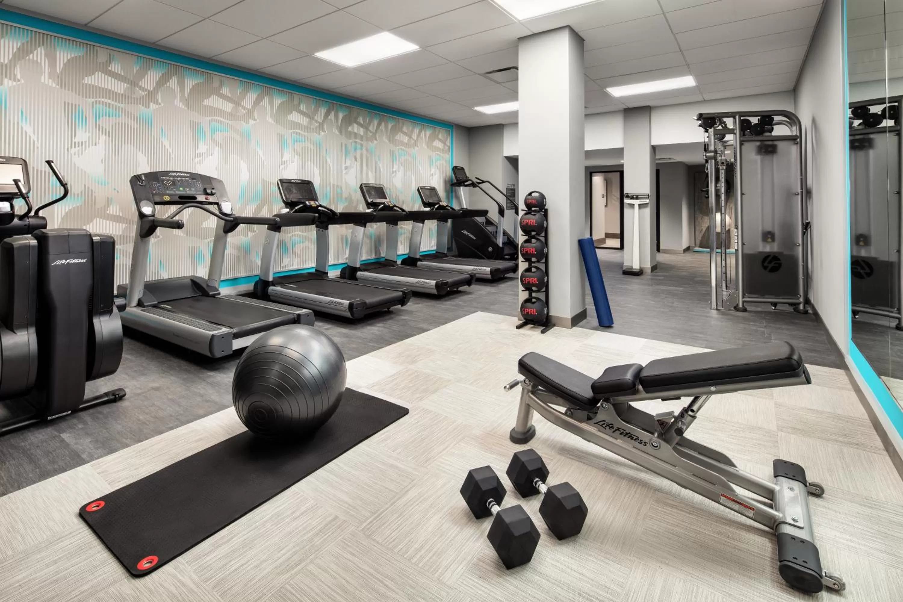 Fitness centre/facilities in Crowne Plaza Dallas Market Ctr - Love Field, an IHG Hotel