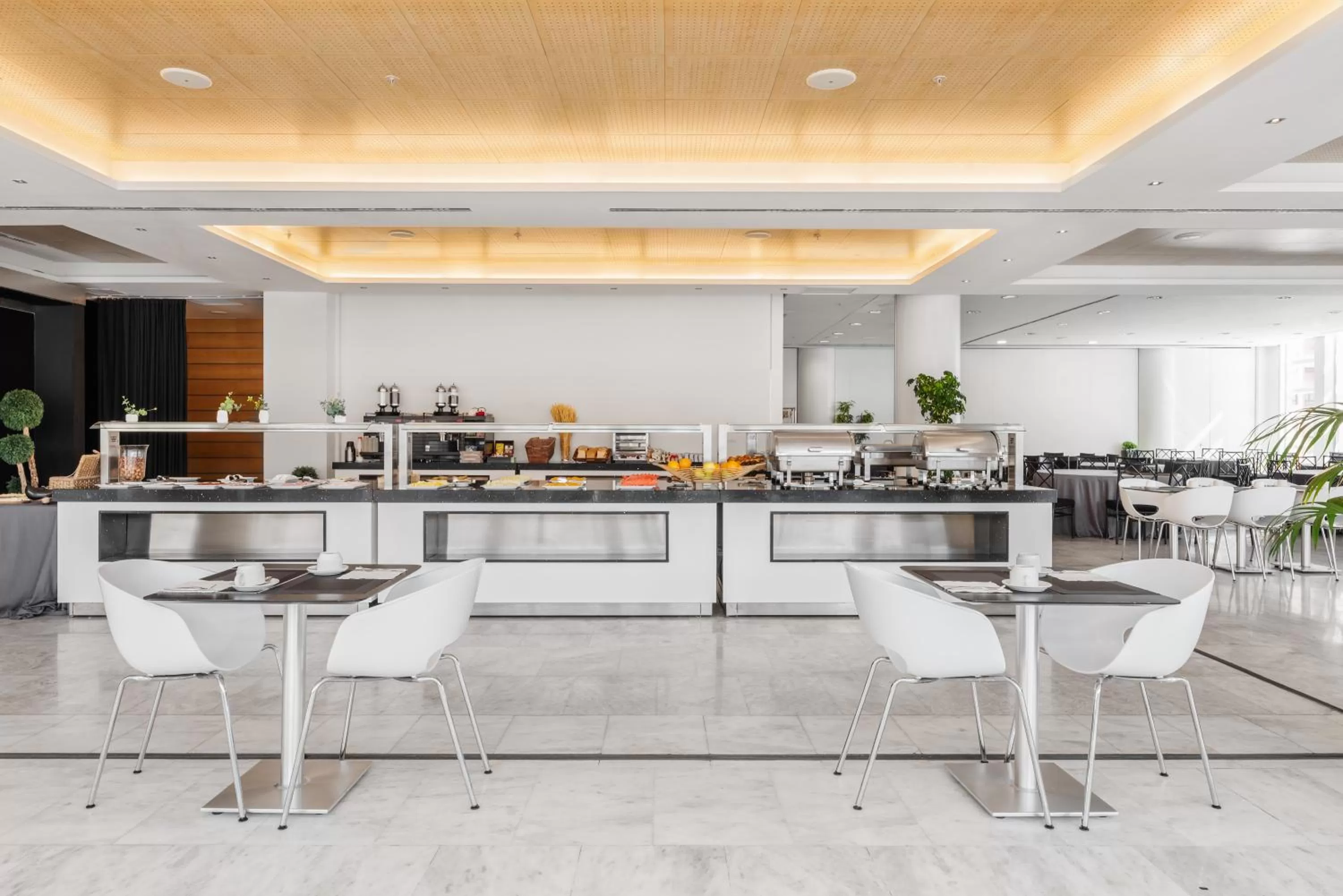 Buffet breakfast in Eurostars Palacio de Cristal