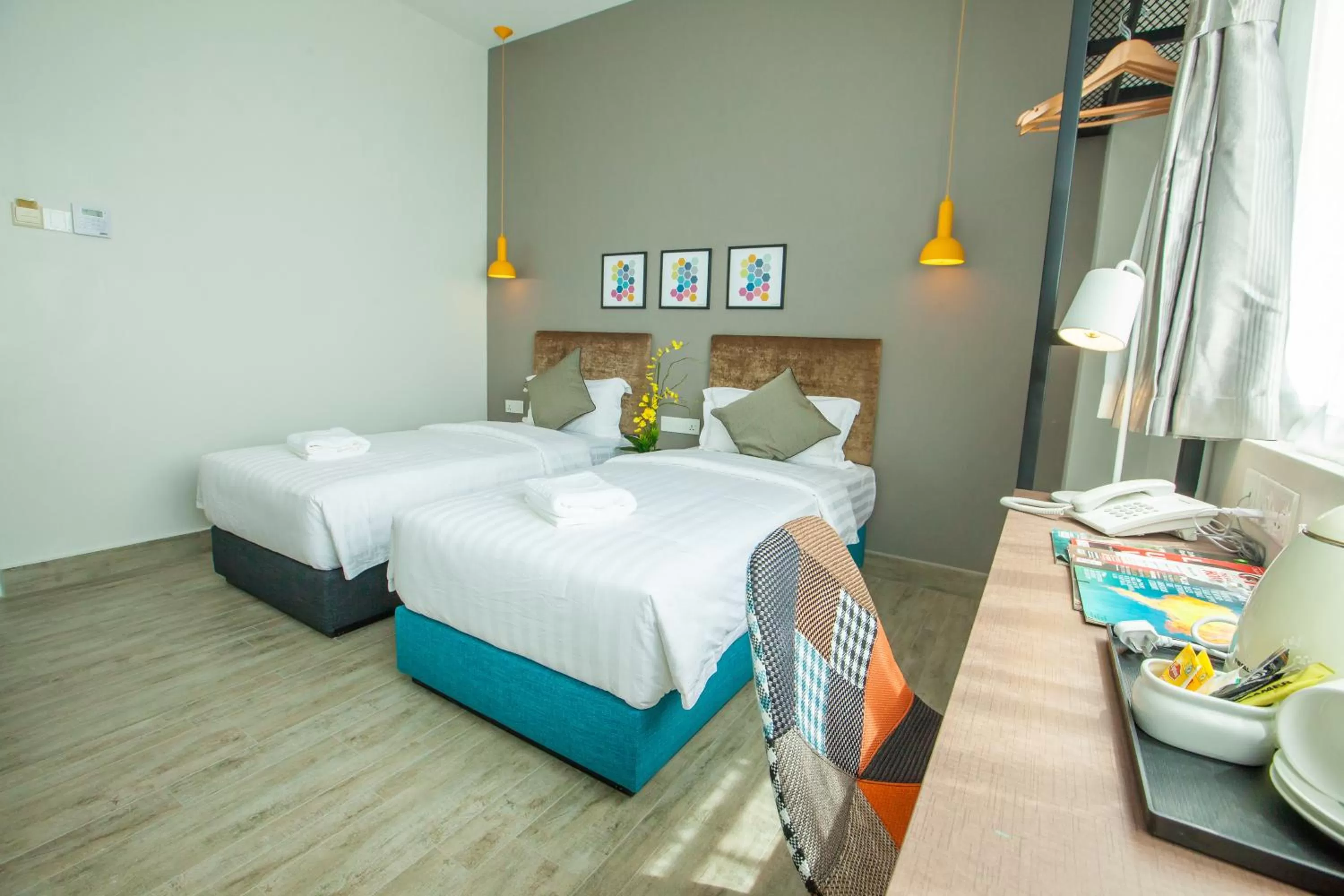 Bed in Bzz Hotel Skudai