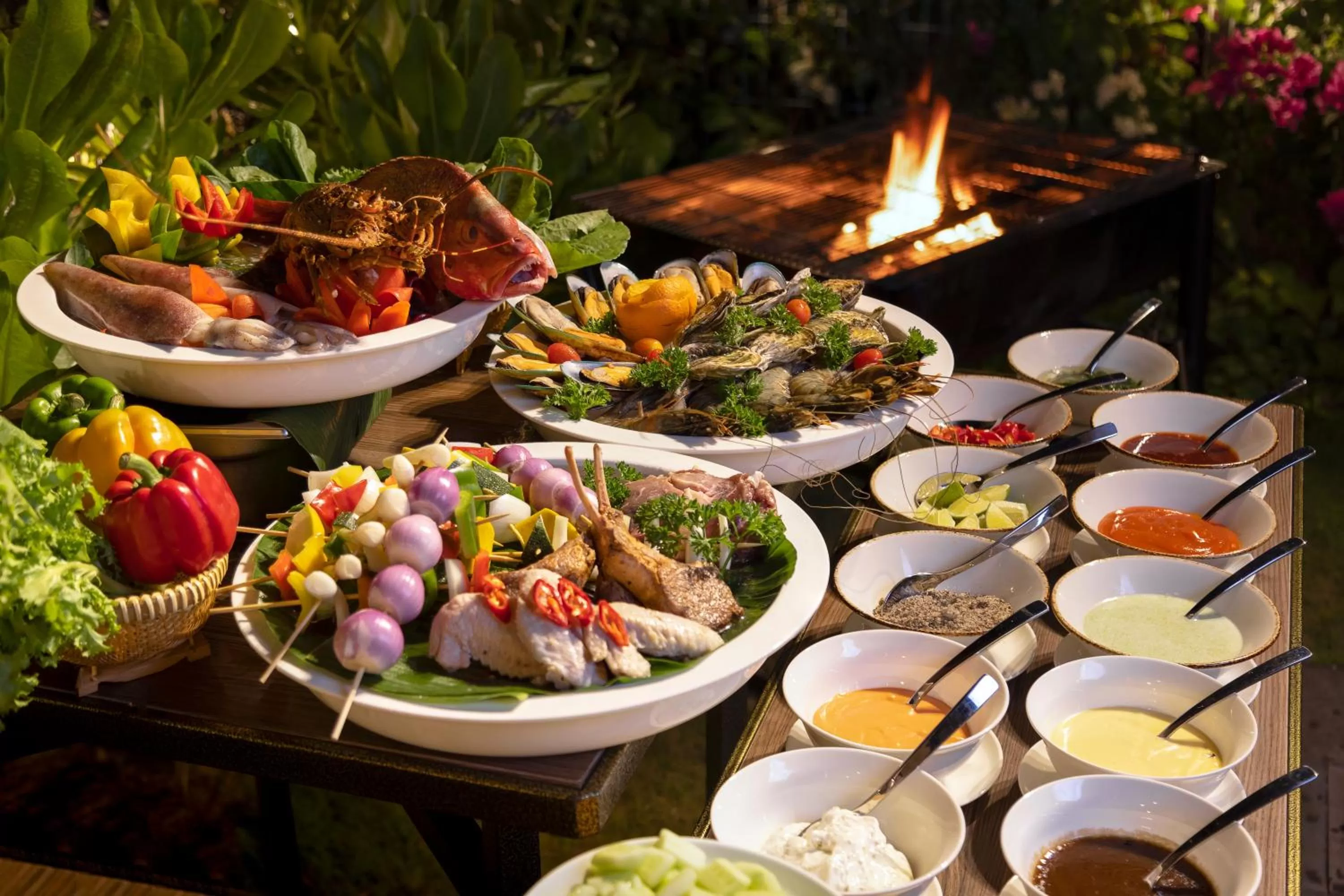 BBQ facilities in Wyndham Garden Cam Ranh Resort