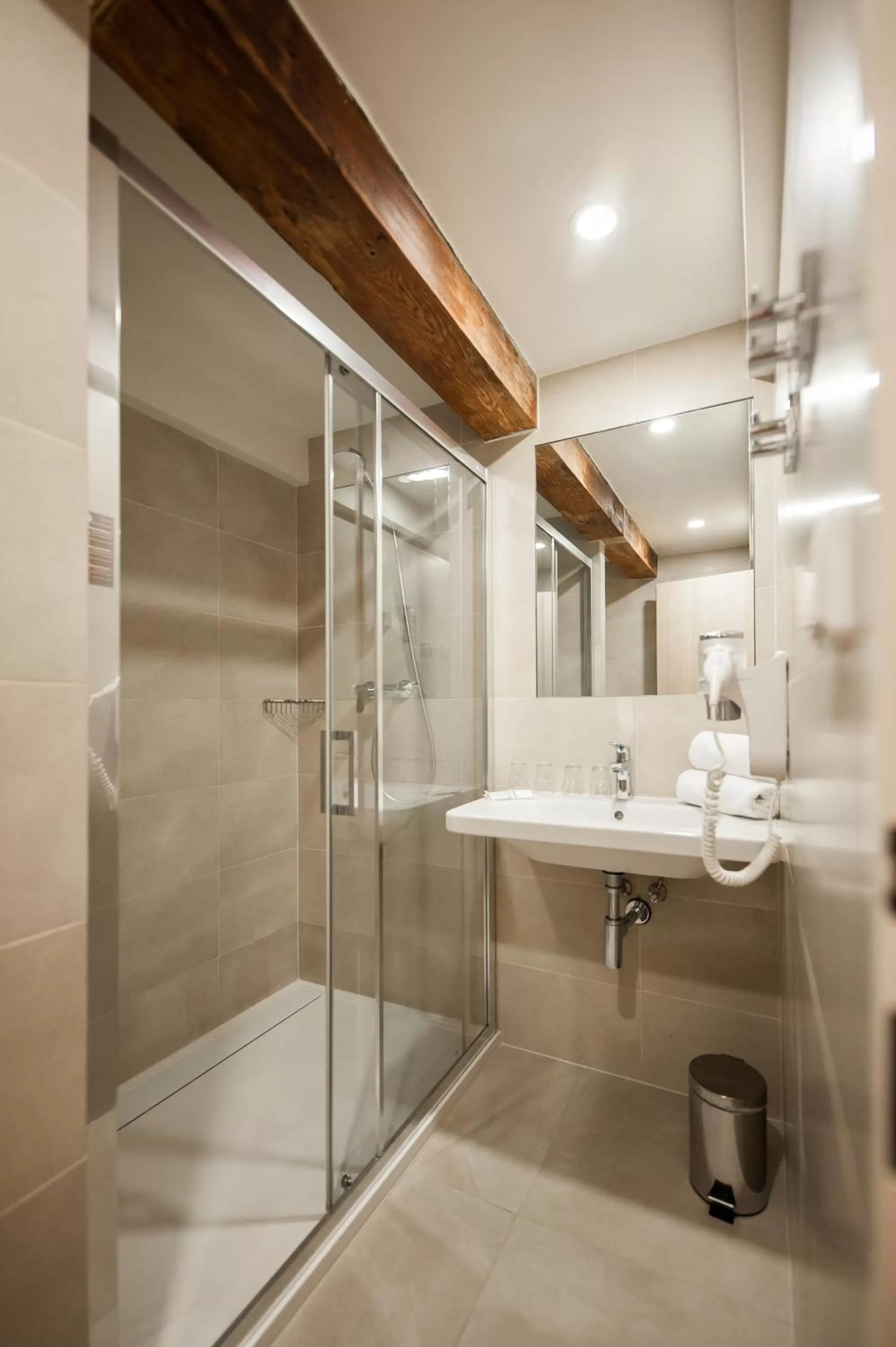 Bathroom in Hotel Pivovar