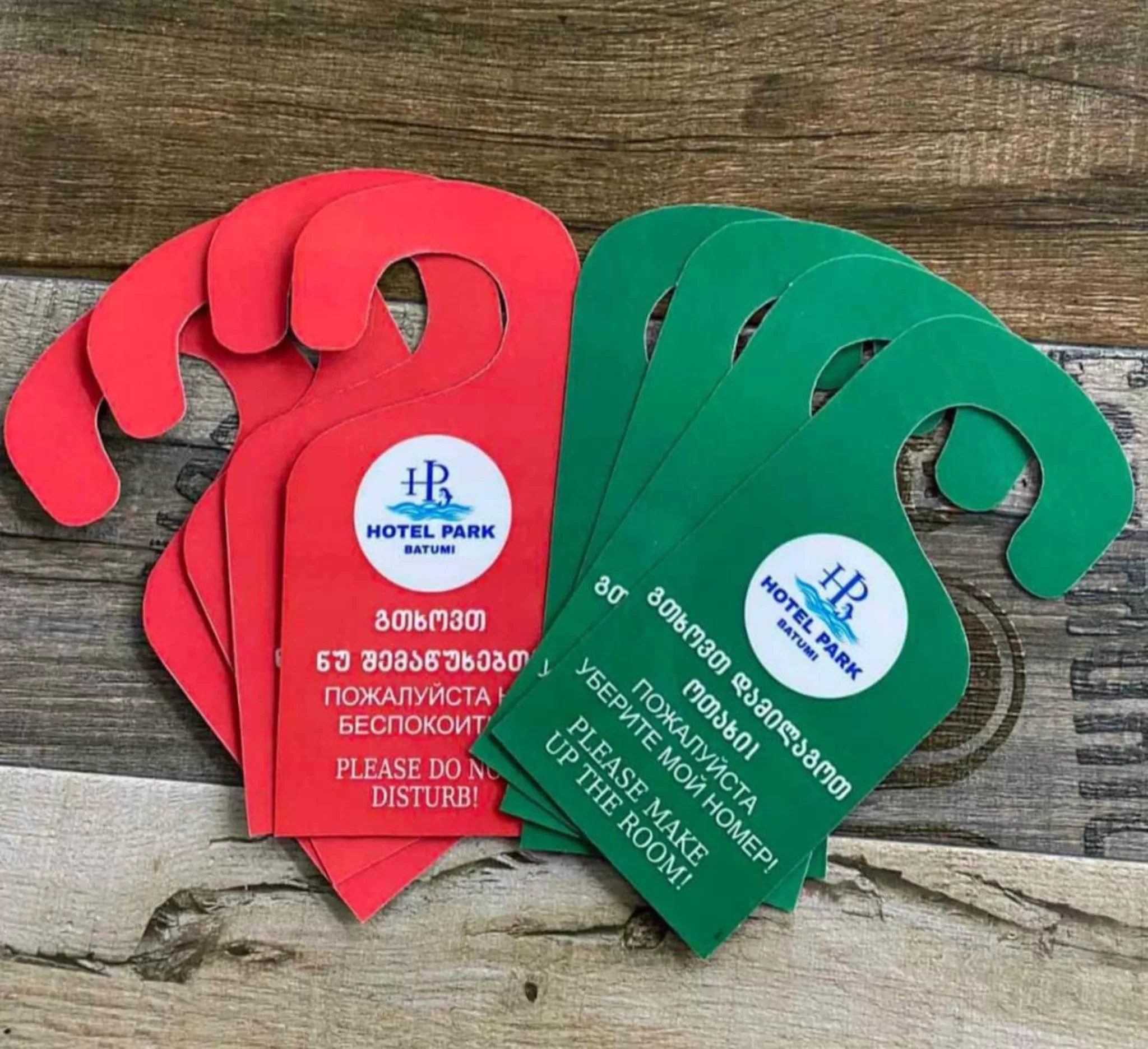 Logo/Certificate/Sign in Hotel Park