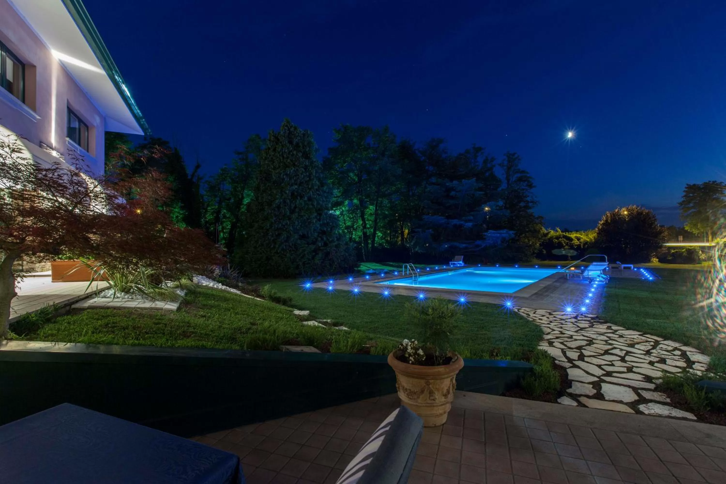 Garden view in Hotel Al Ponte