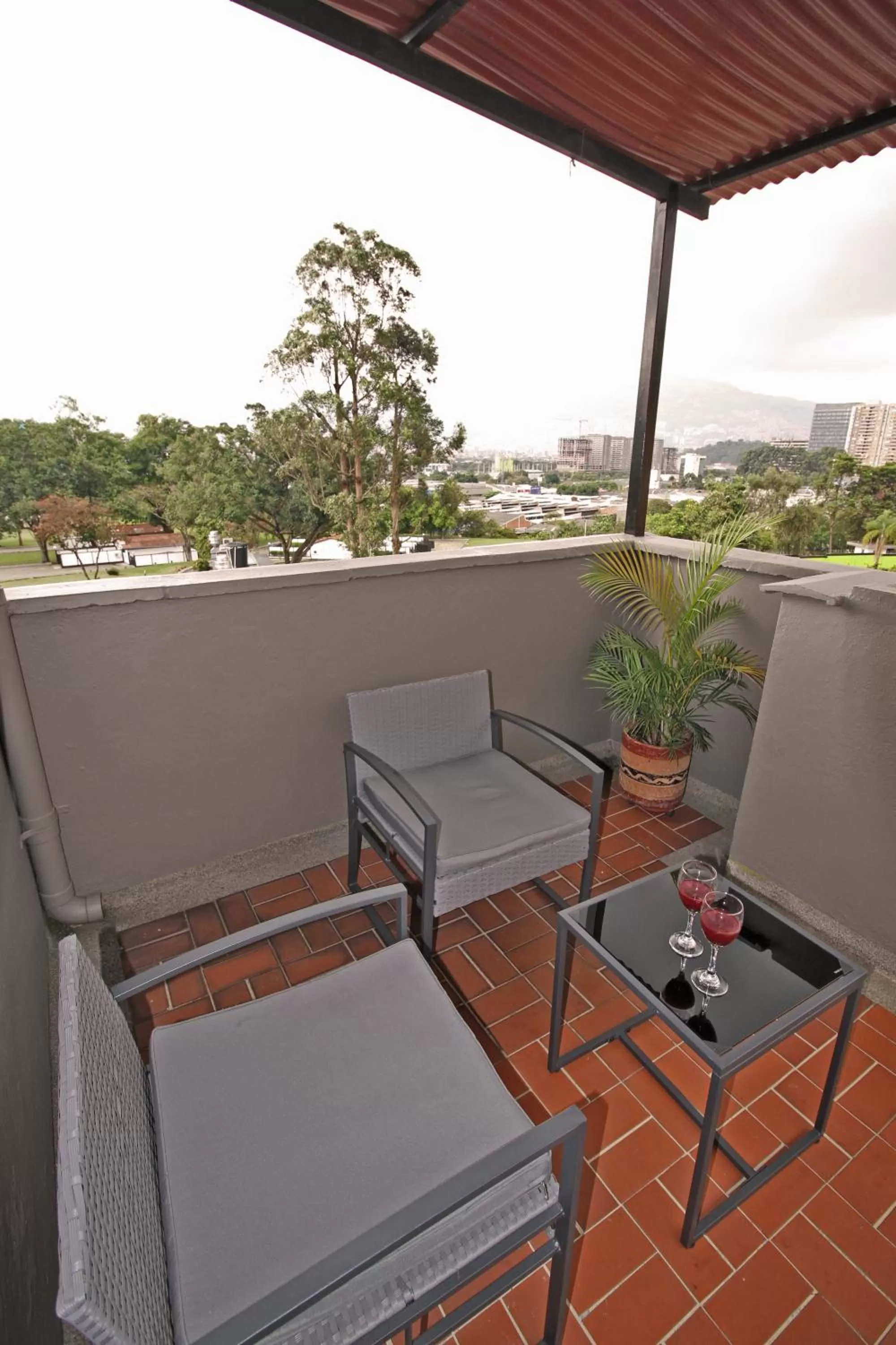 City view, Balcony/Terrace in Poblado Guest House