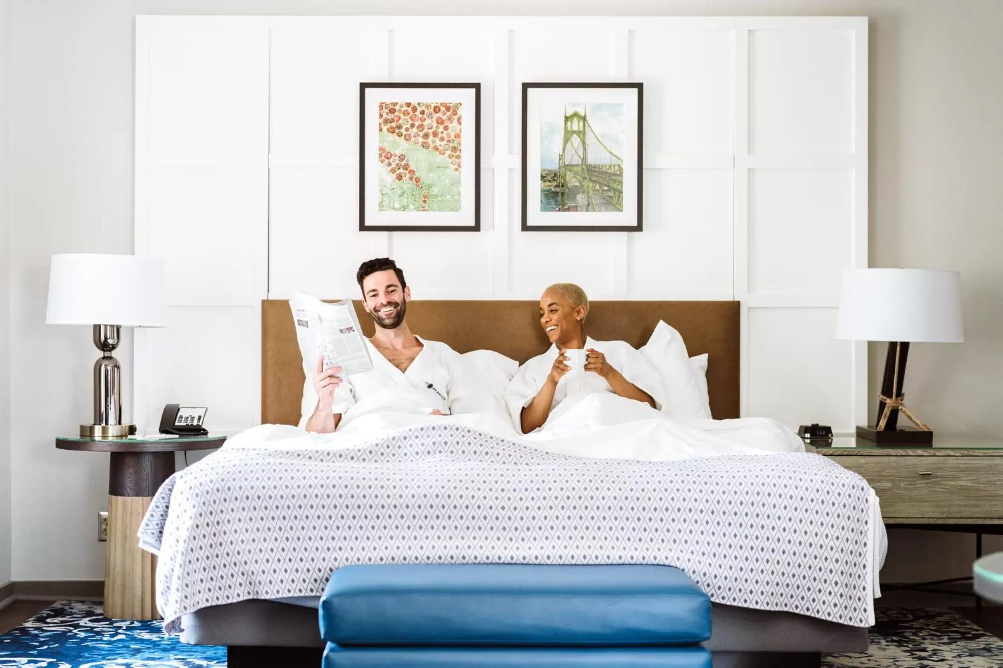 Bedroom, Bed in Heathman Hotel