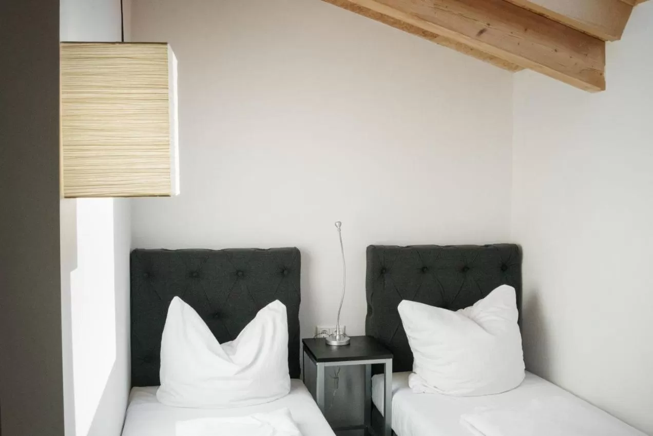 Bed in Hotel Alter Hafenspeicher