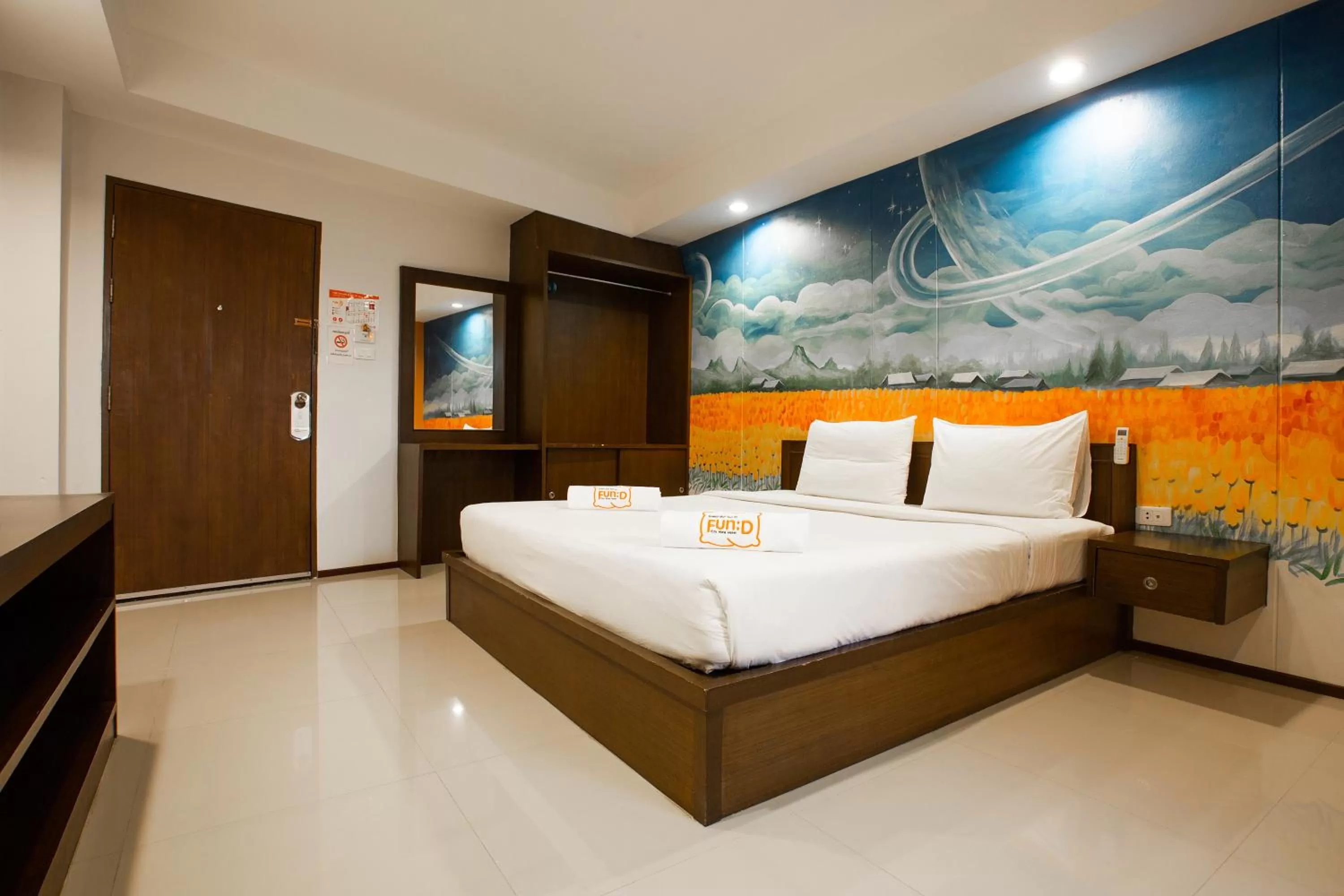 Bed in Fun-D City View SHA Plus