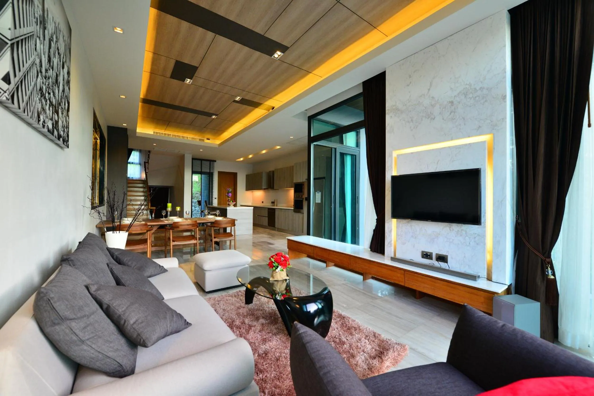 Living room in Bukit Pool Villas - SHA Extra Plus