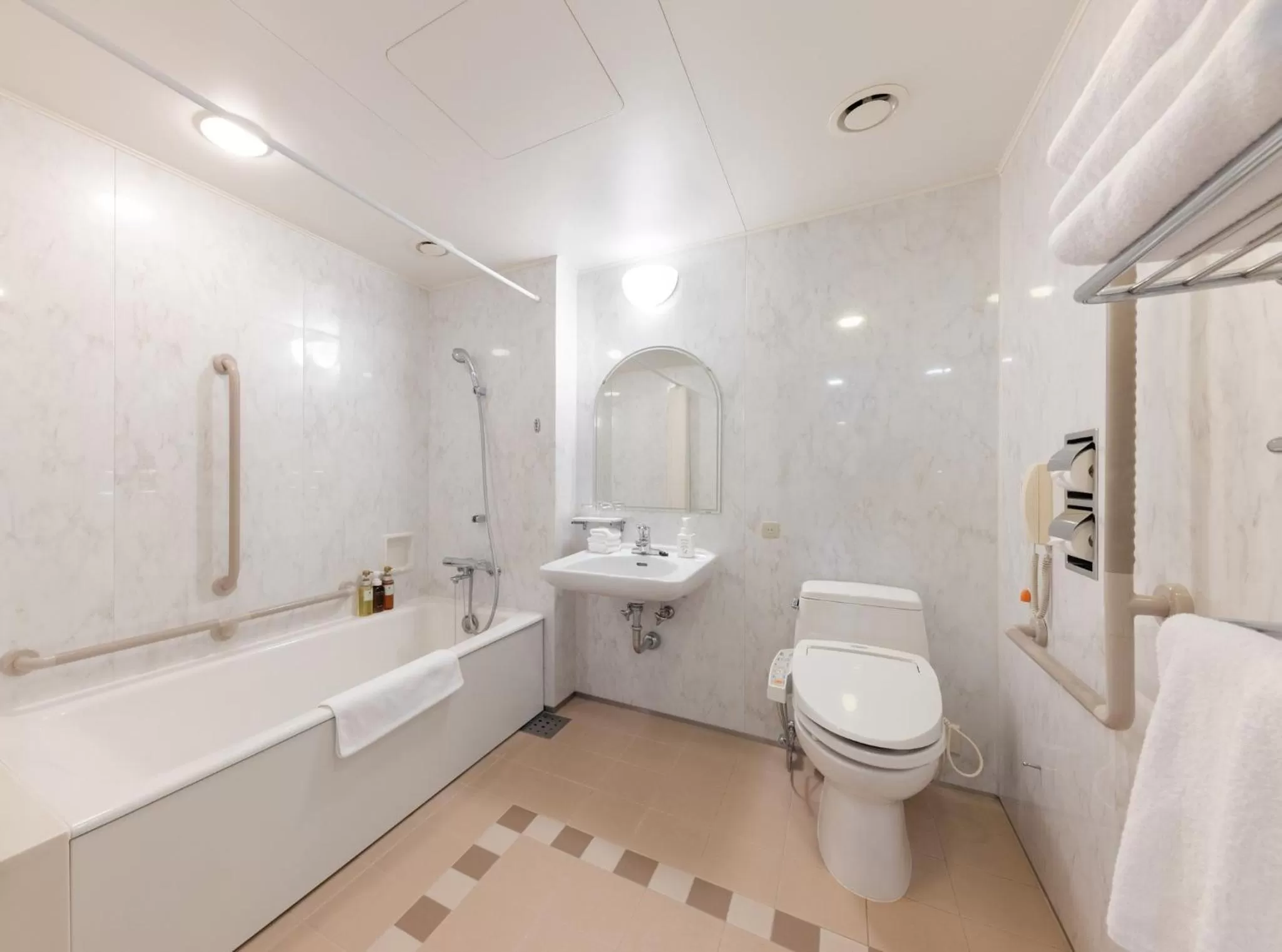 Bathroom in ANA Crowne Plaza Toyama by IHG