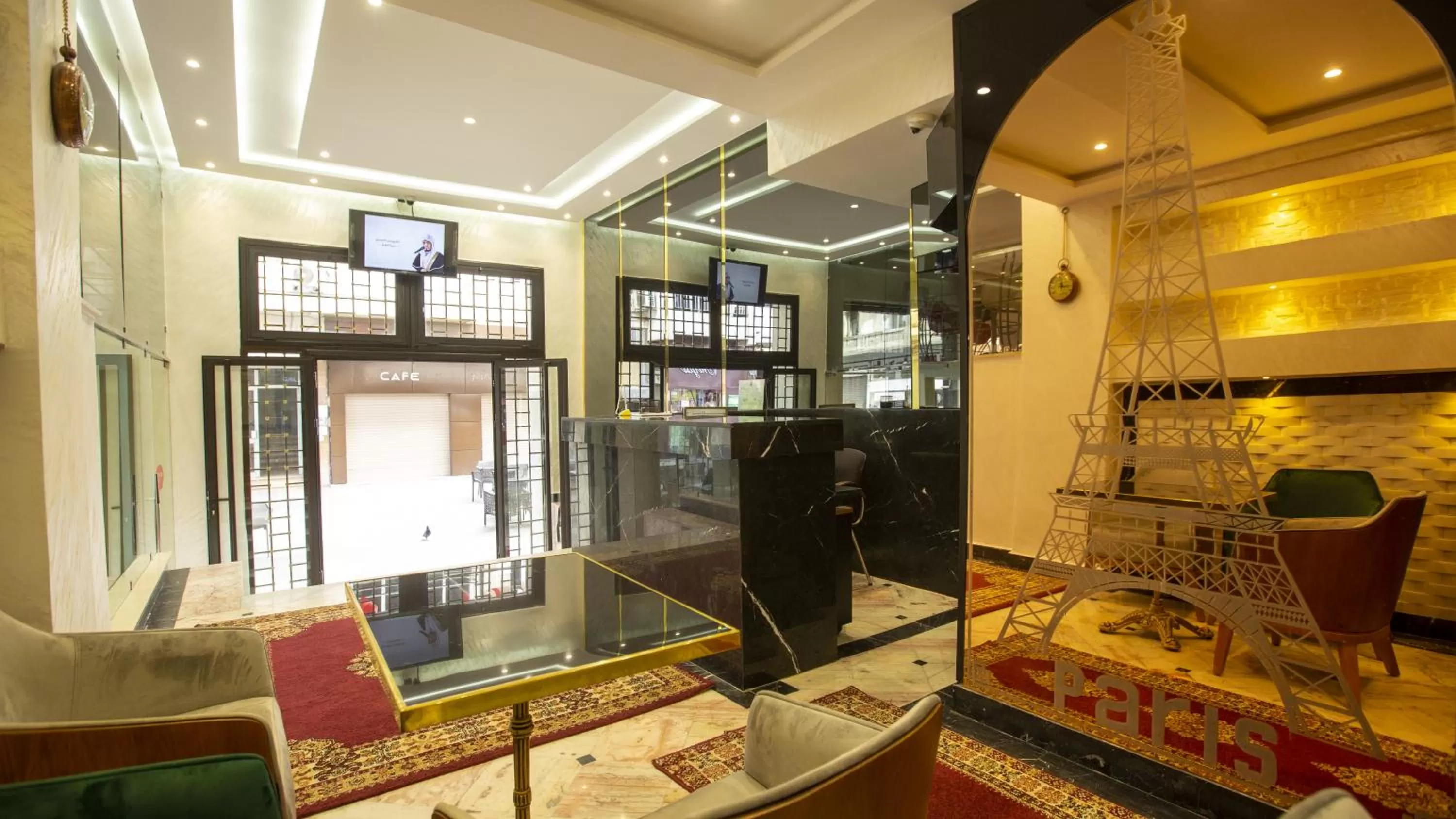 Lobby or reception in Hotel de paris