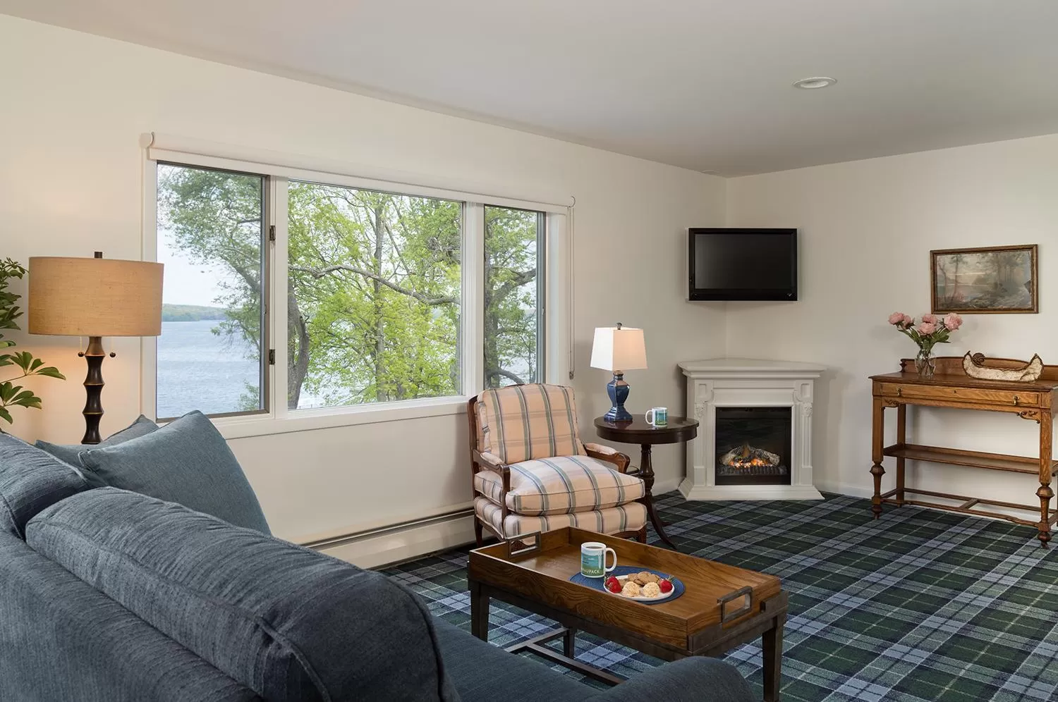 Living room in Silver Birches Resort