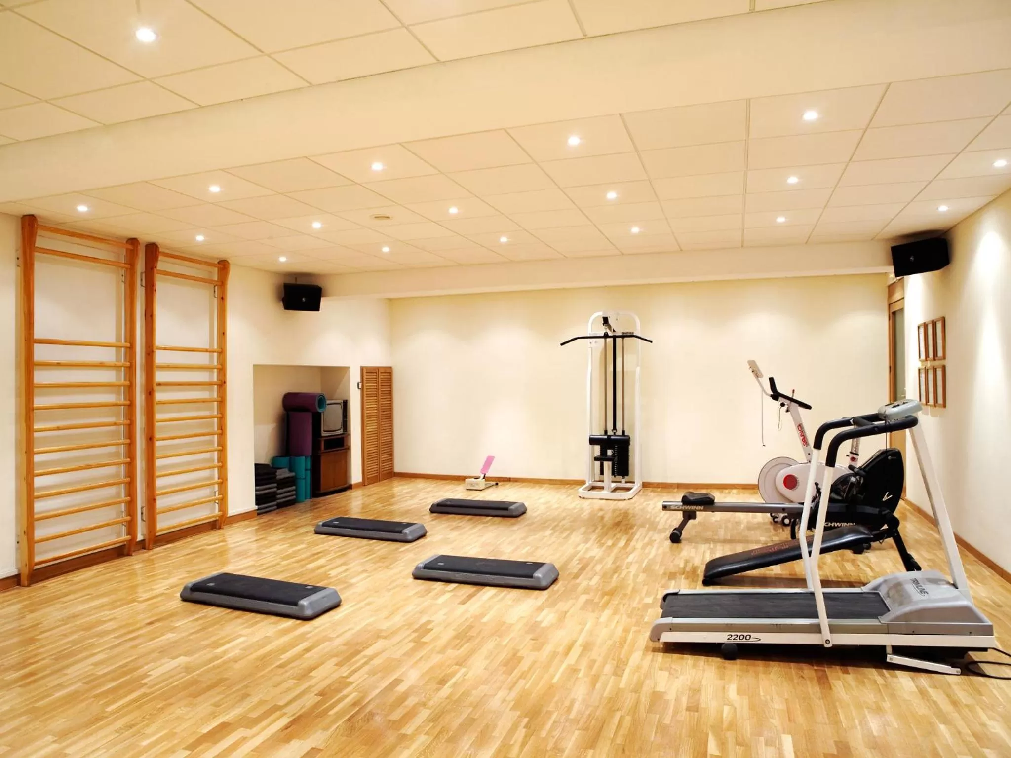 Fitness centre/facilities in Gaudi Hotel