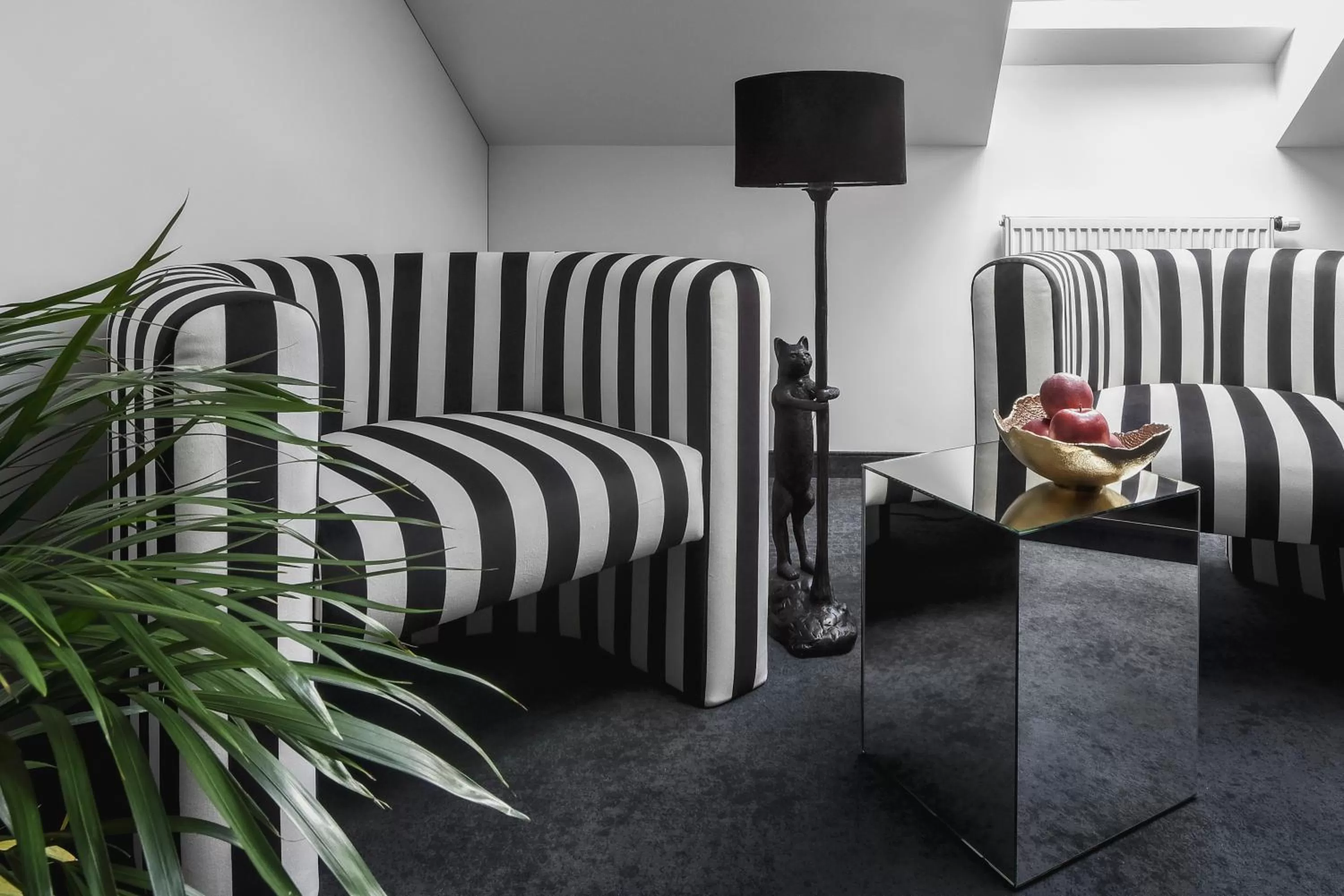 Living room in Berman House