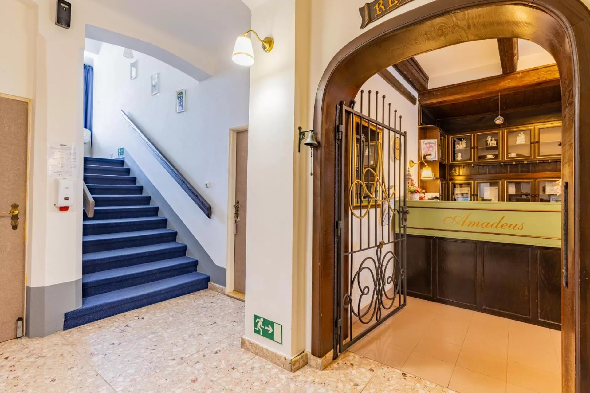 Lobby or reception in Hotel Amadeus