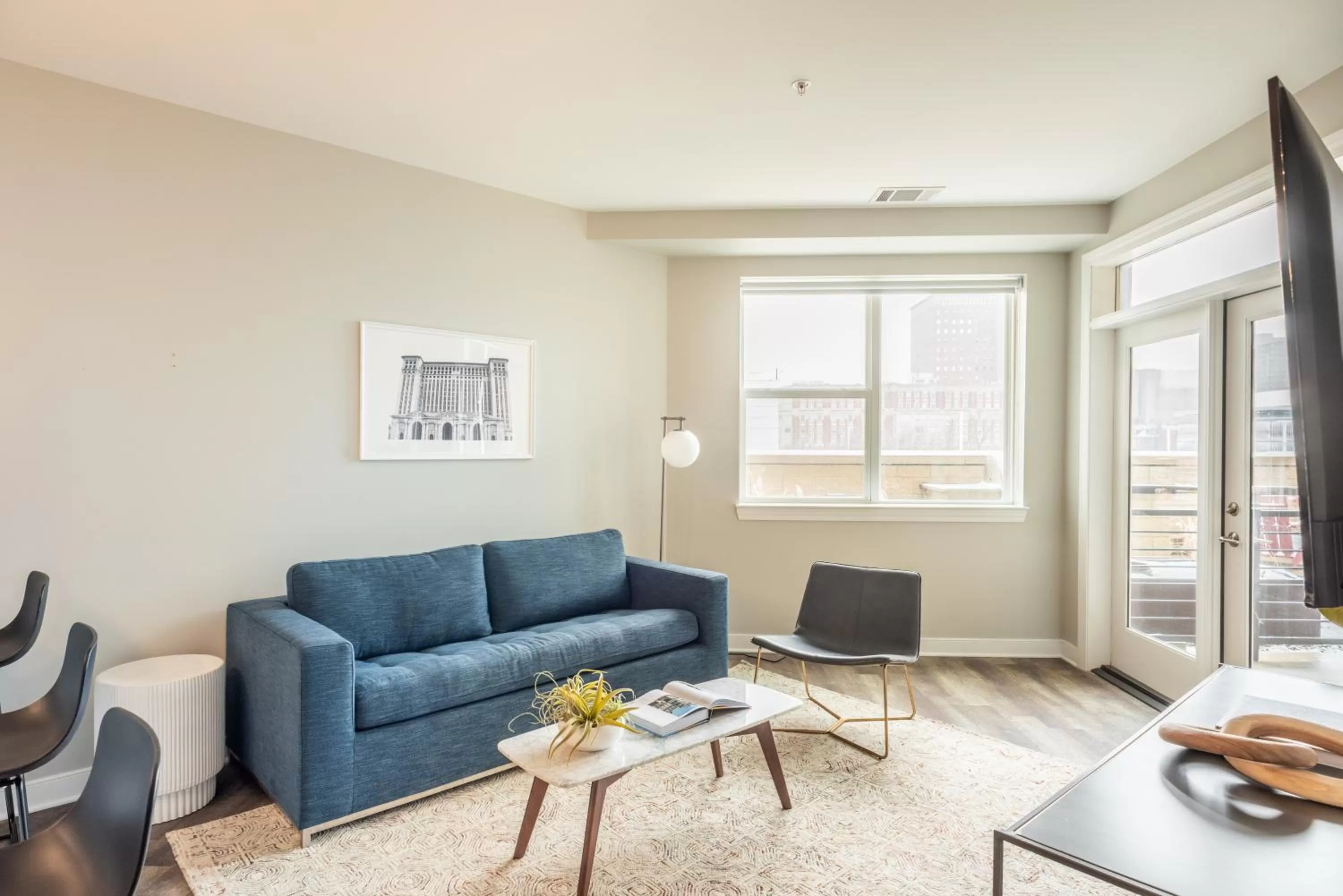 Seating Area in Mint House Detroit - New Center