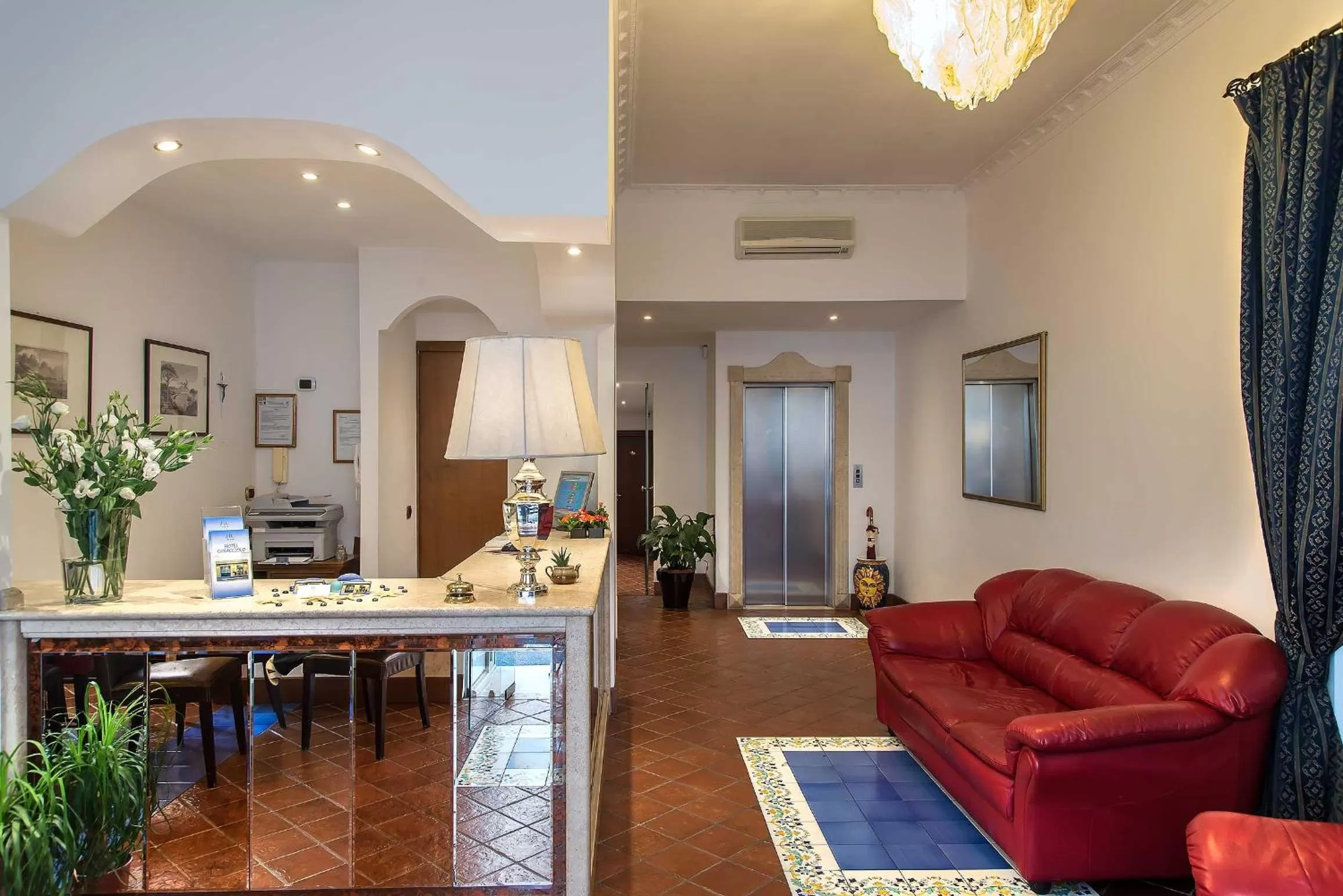 Lobby or reception in Hotel Caracciolo
