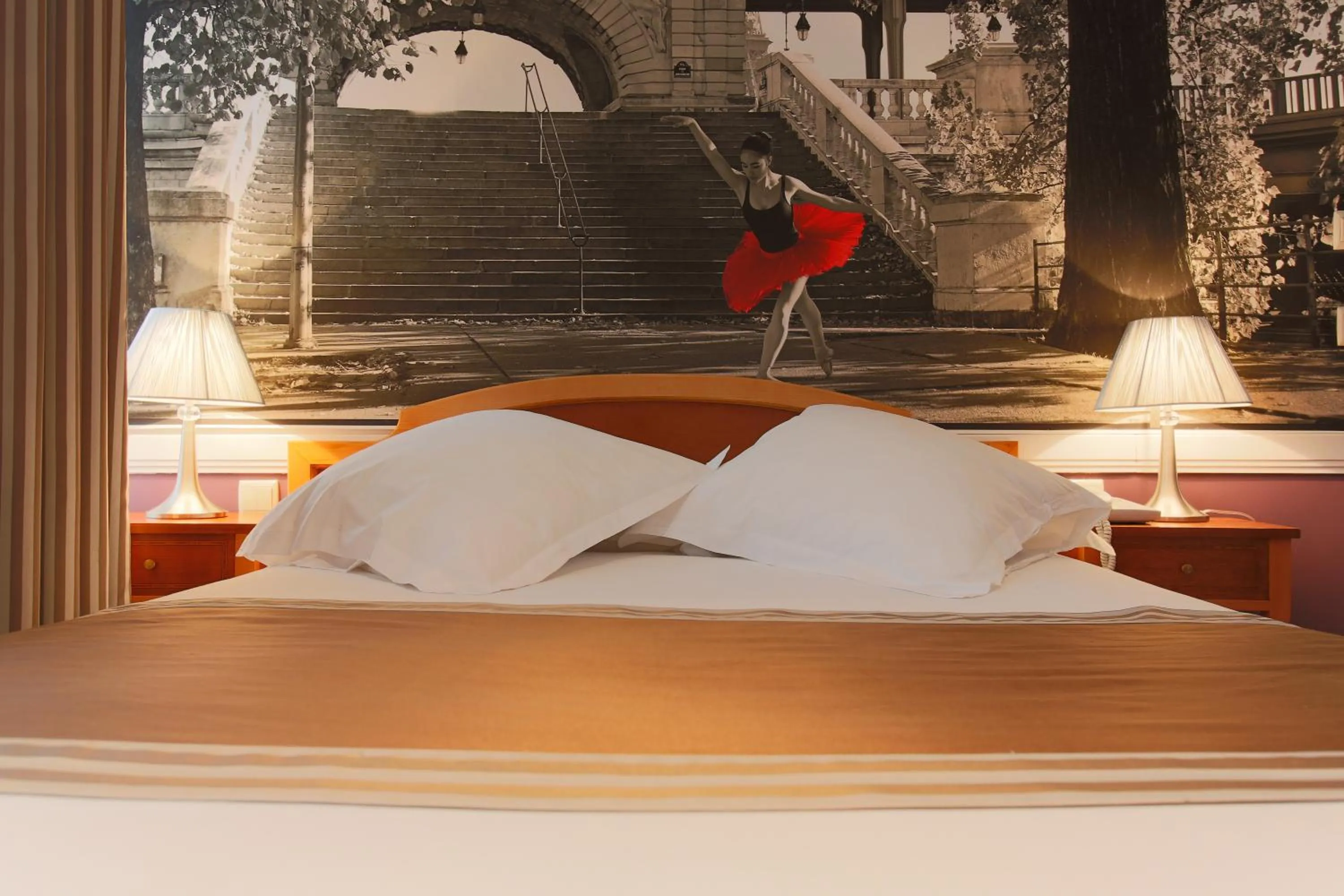 Bed in Hotel Atelier Vavin