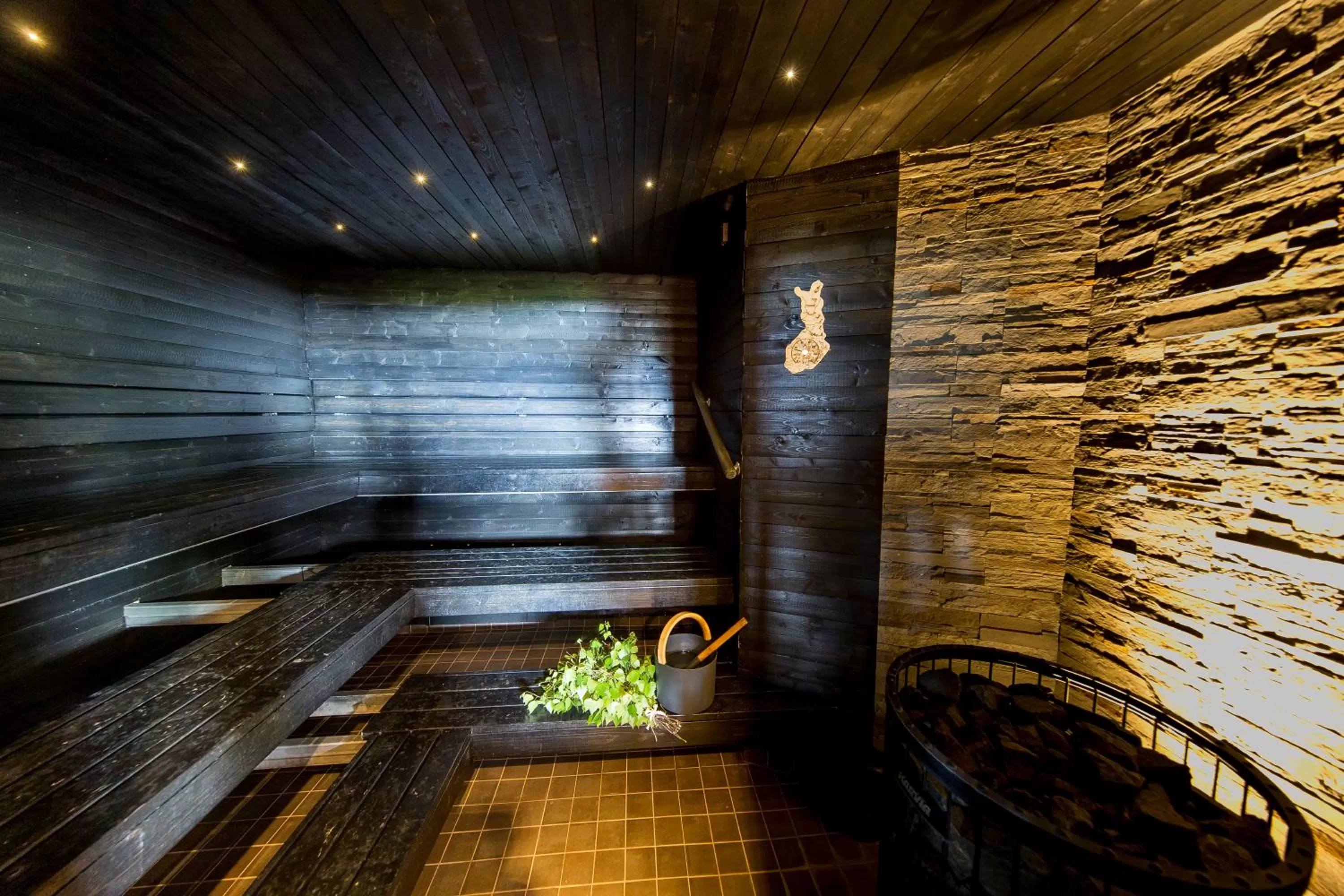 Sauna in Santalahti Resort Cottages & Villas
