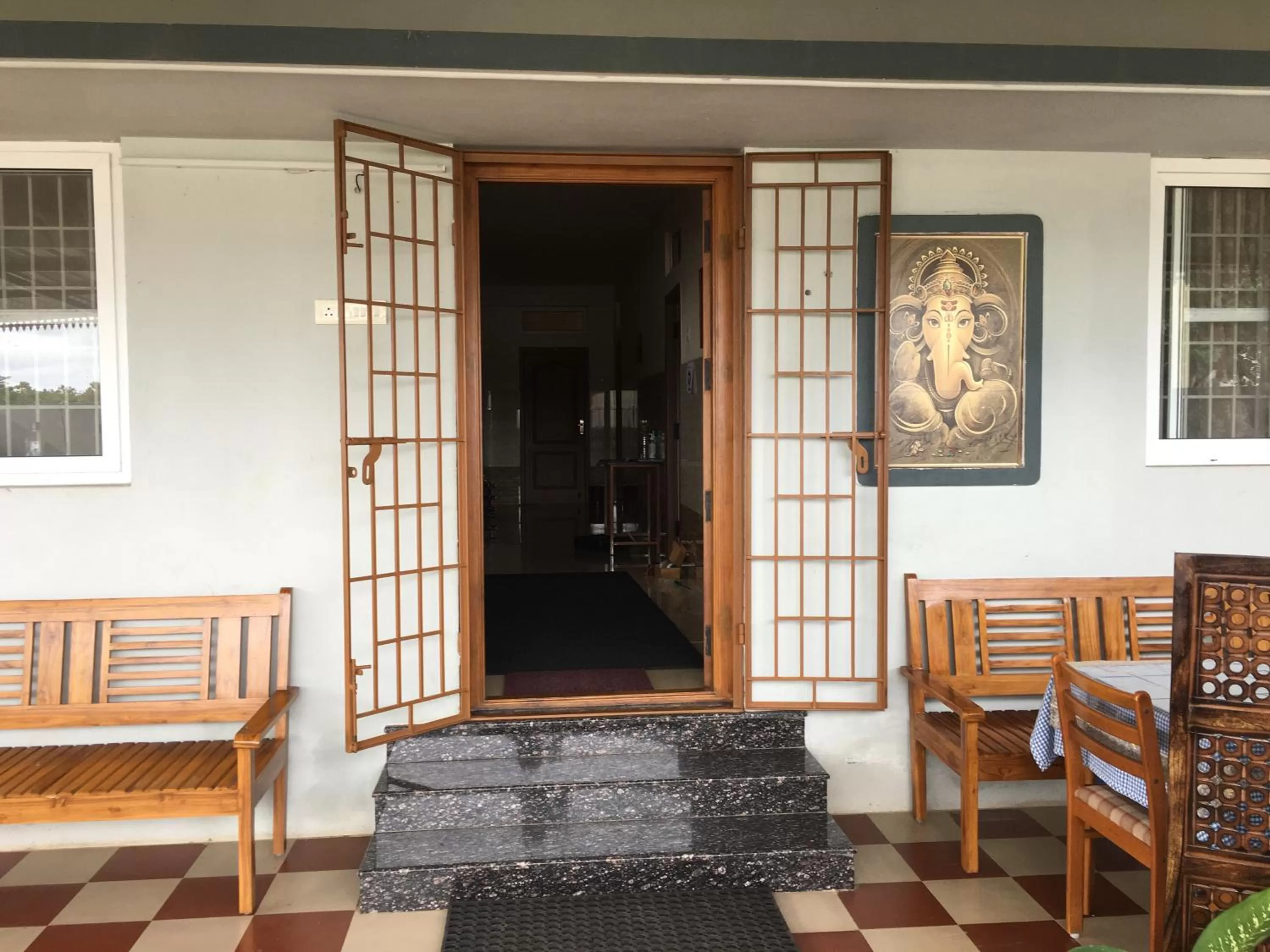 Lobby or reception in Shantham Service Apartments, Kinathukadavu, Coimbatore