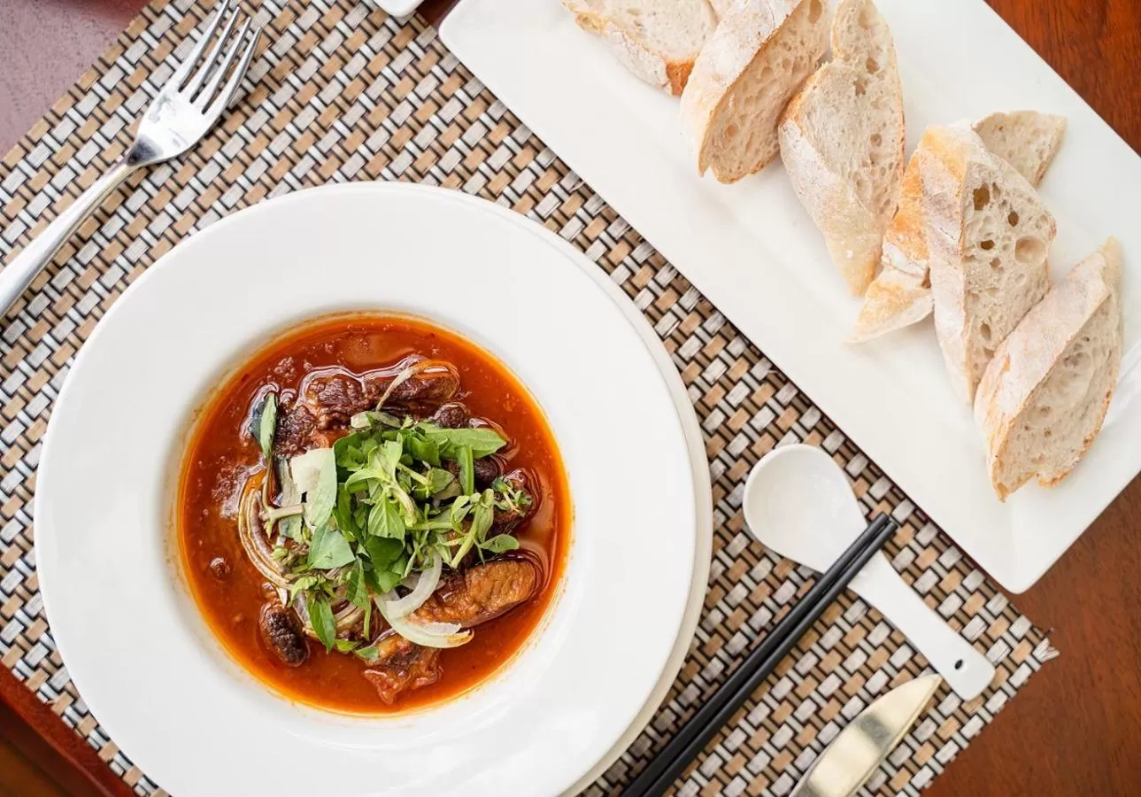 Breakfast, Food in Try Palace Resort-Kep