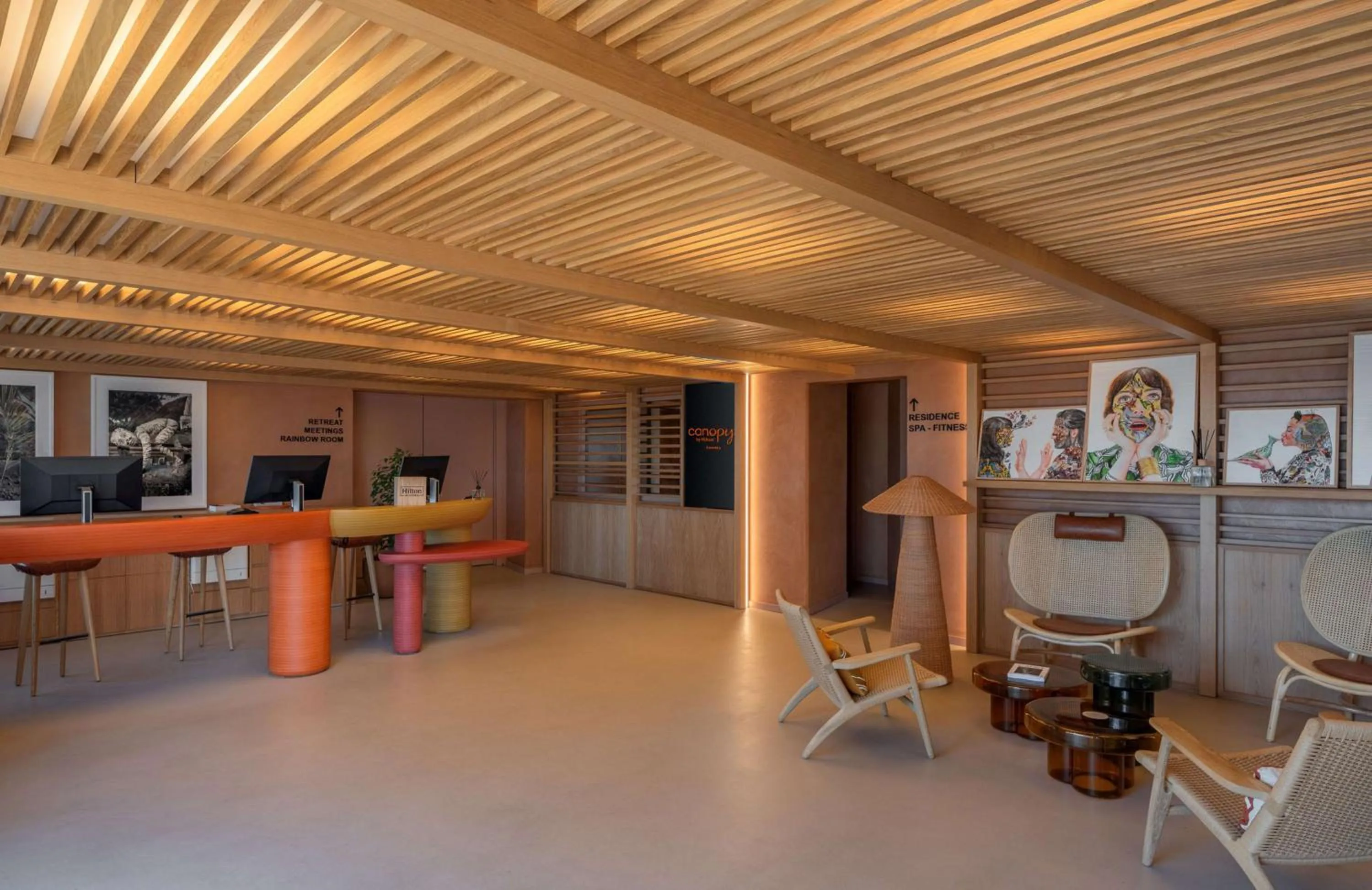 Lobby or reception in Canopy by Hilton Cannes