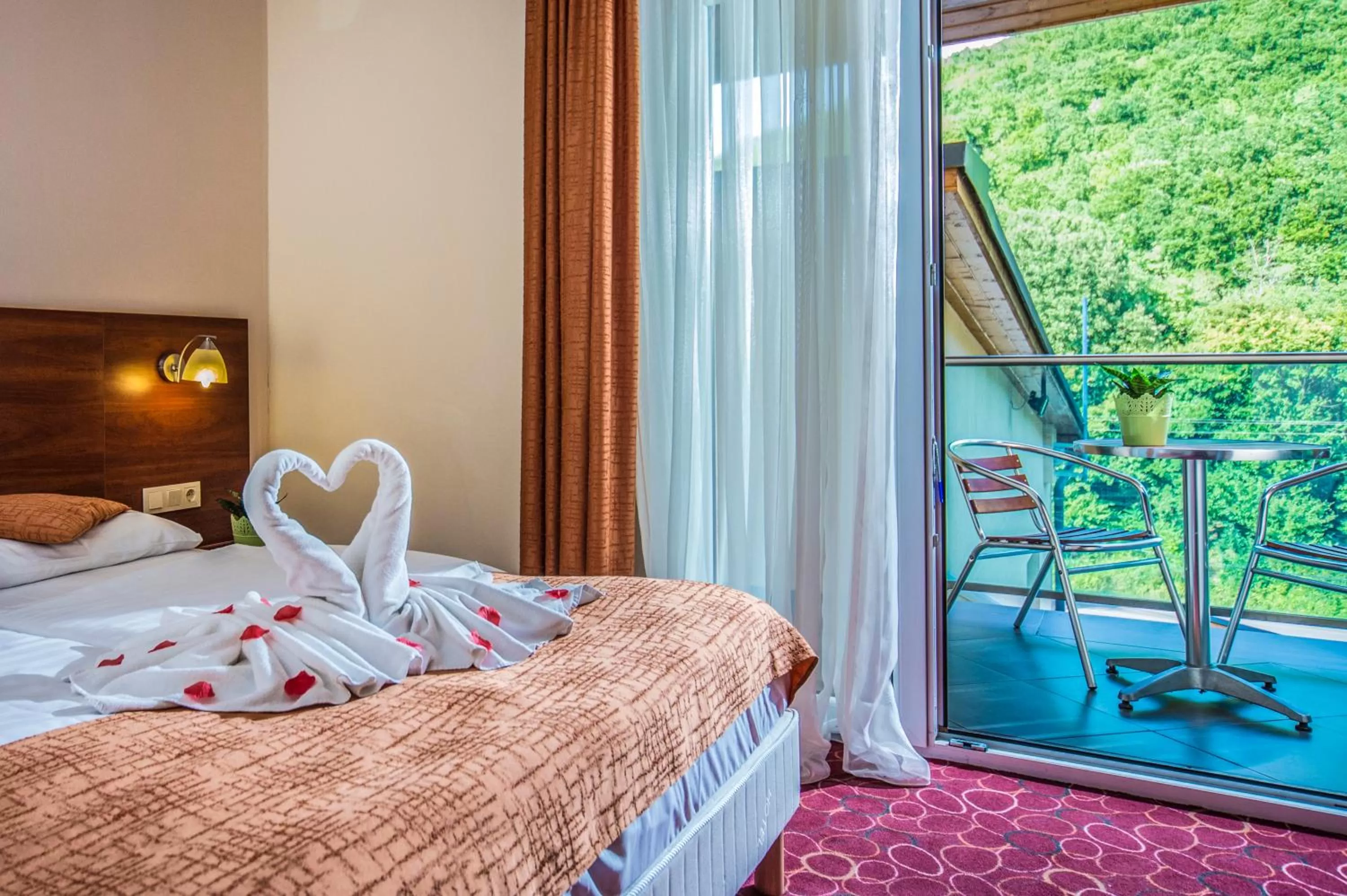 Bed in Patak Park Hotel Visegrád