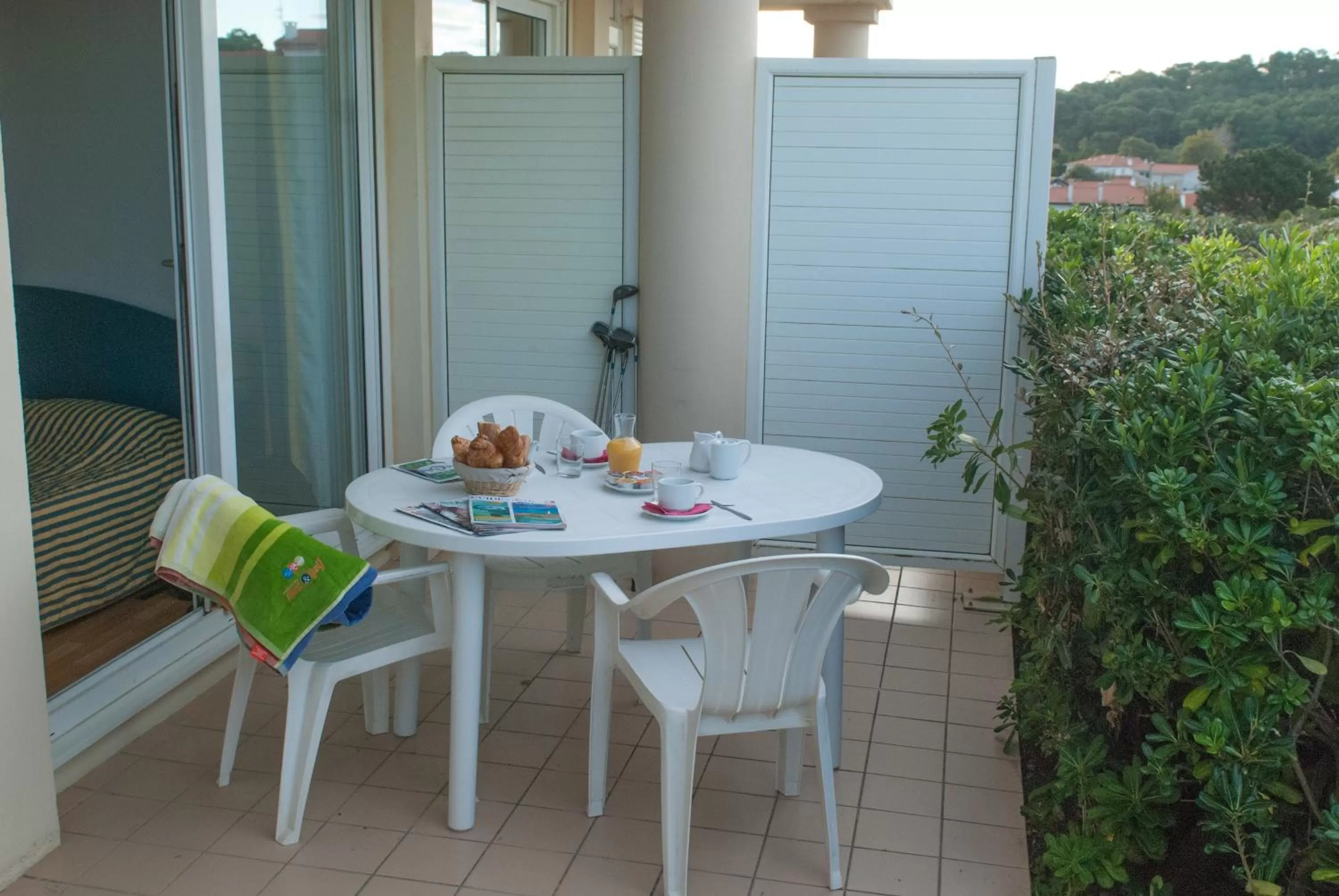 Balcony/Terrace in Résidence Mer & Golf Eugénie