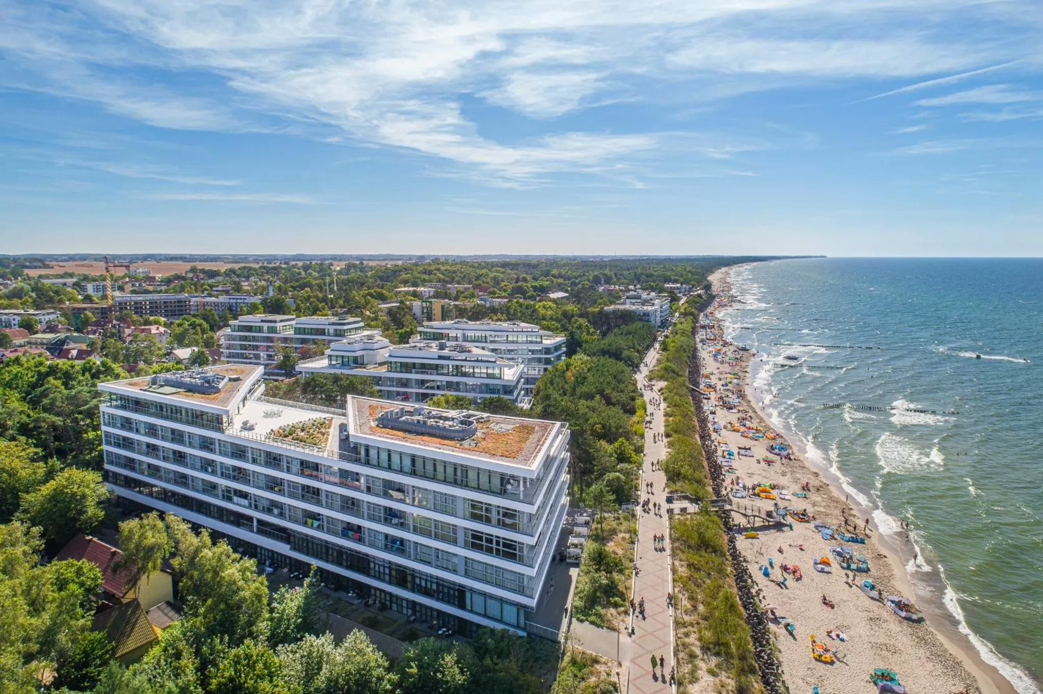 Property building, Bird's-eye View in Dune Resort Mielno - A