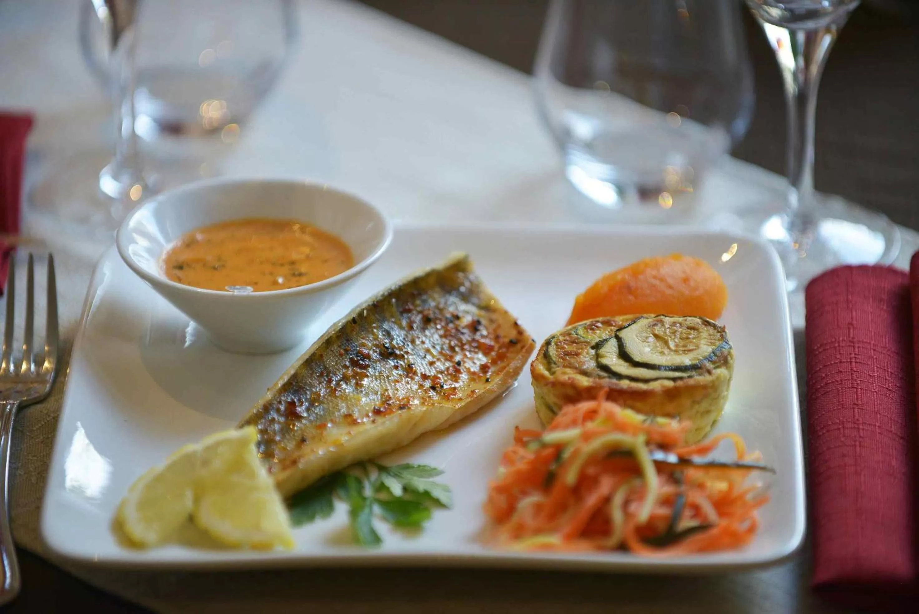 Dinner in Best Western Le Pont d'Or