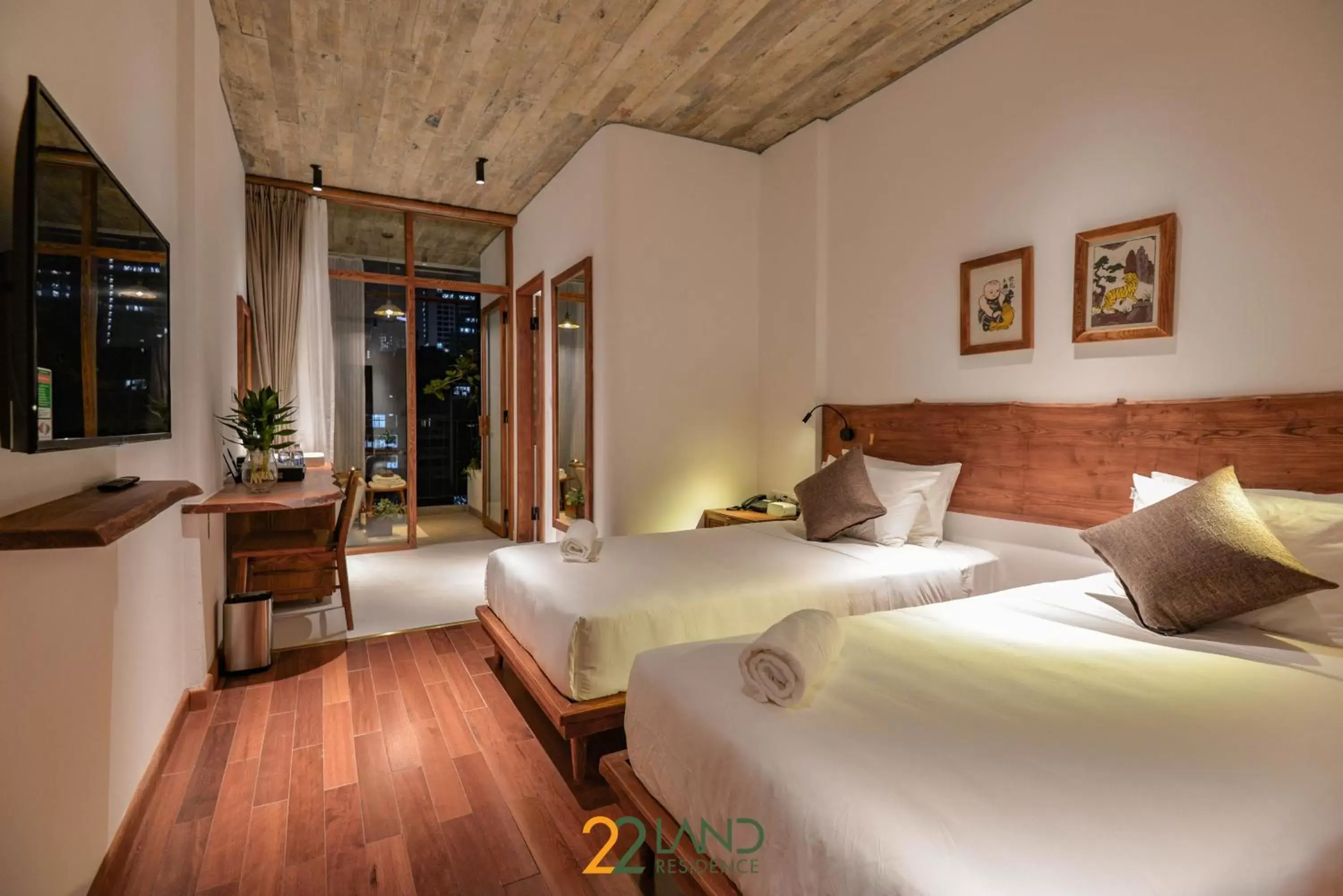 Deluxe Double or Twin Room with Balcony in 22Land Hotel & Residence Deluxe Double or Twin Room with Balcony in 22Land Hotel & Residence